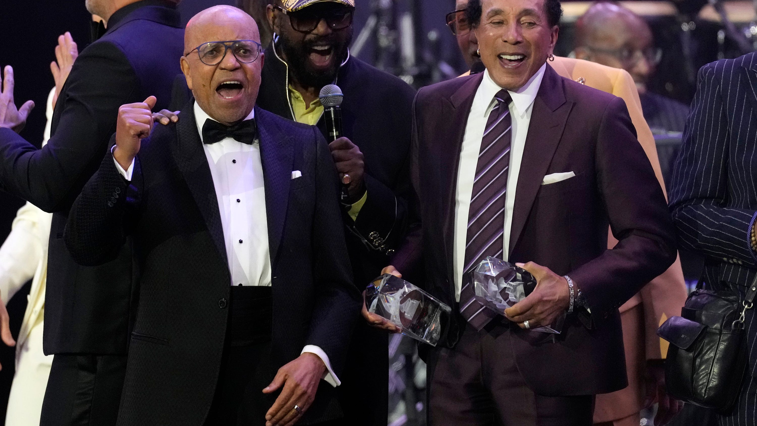 Gordy, Robinson honored at reunion of Motown stars