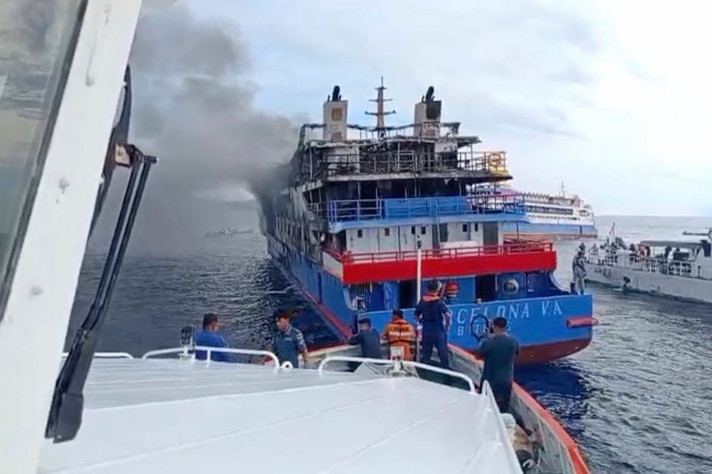 Indonesia Ship Fire