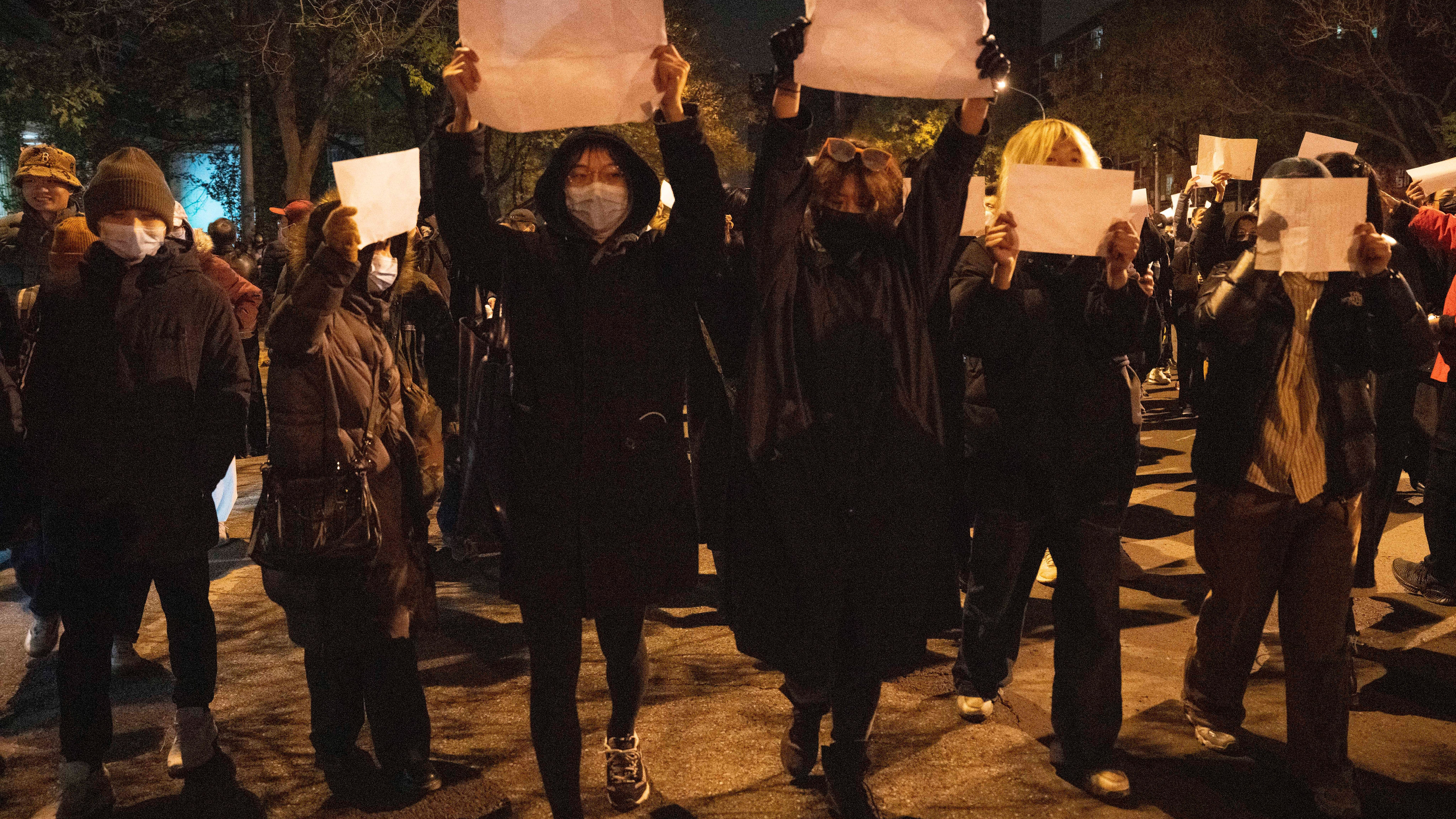 Hong Kong divided over China's COVID-19 protests