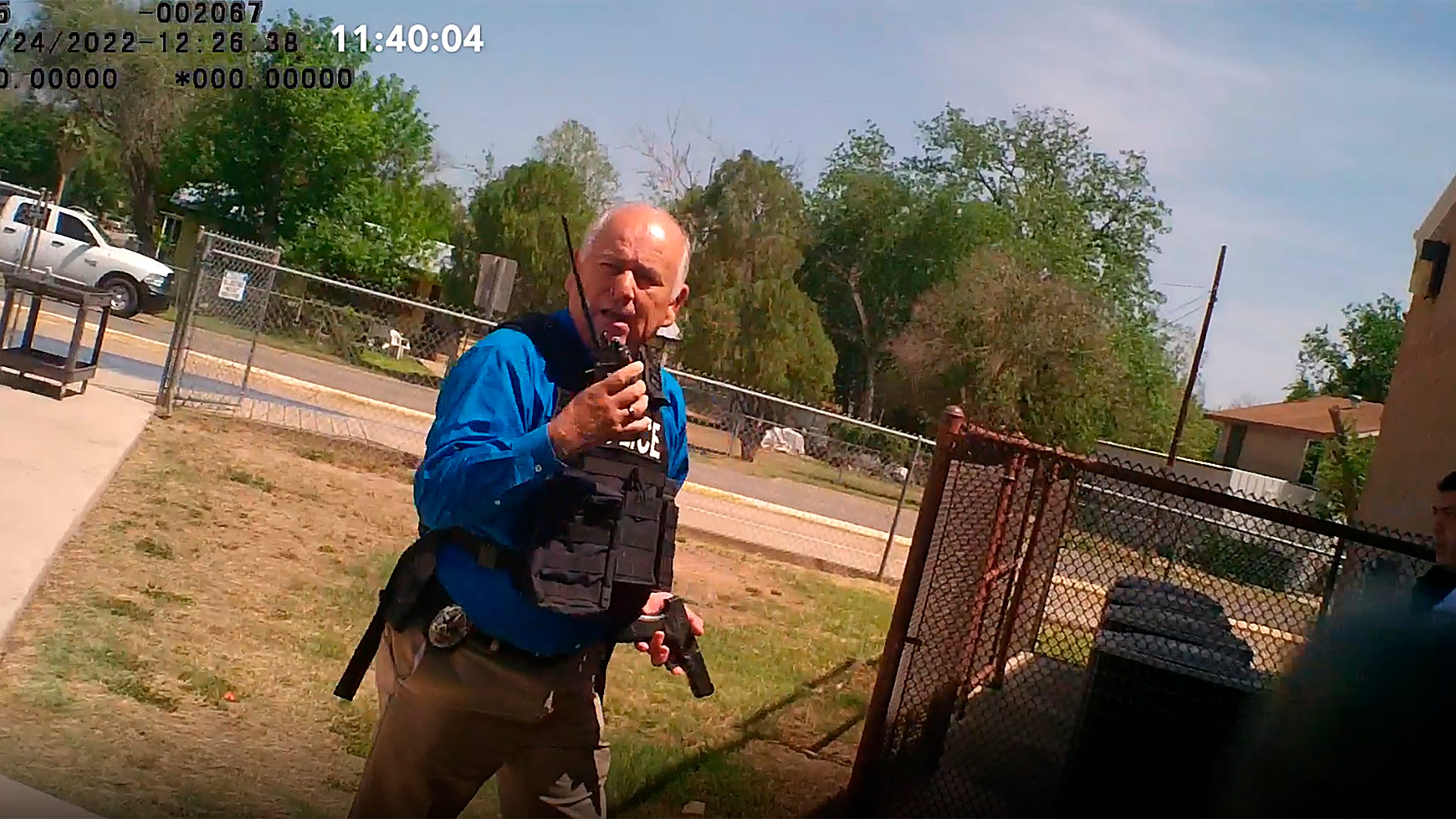 Acting Uvalde police chief during school shooting steps down