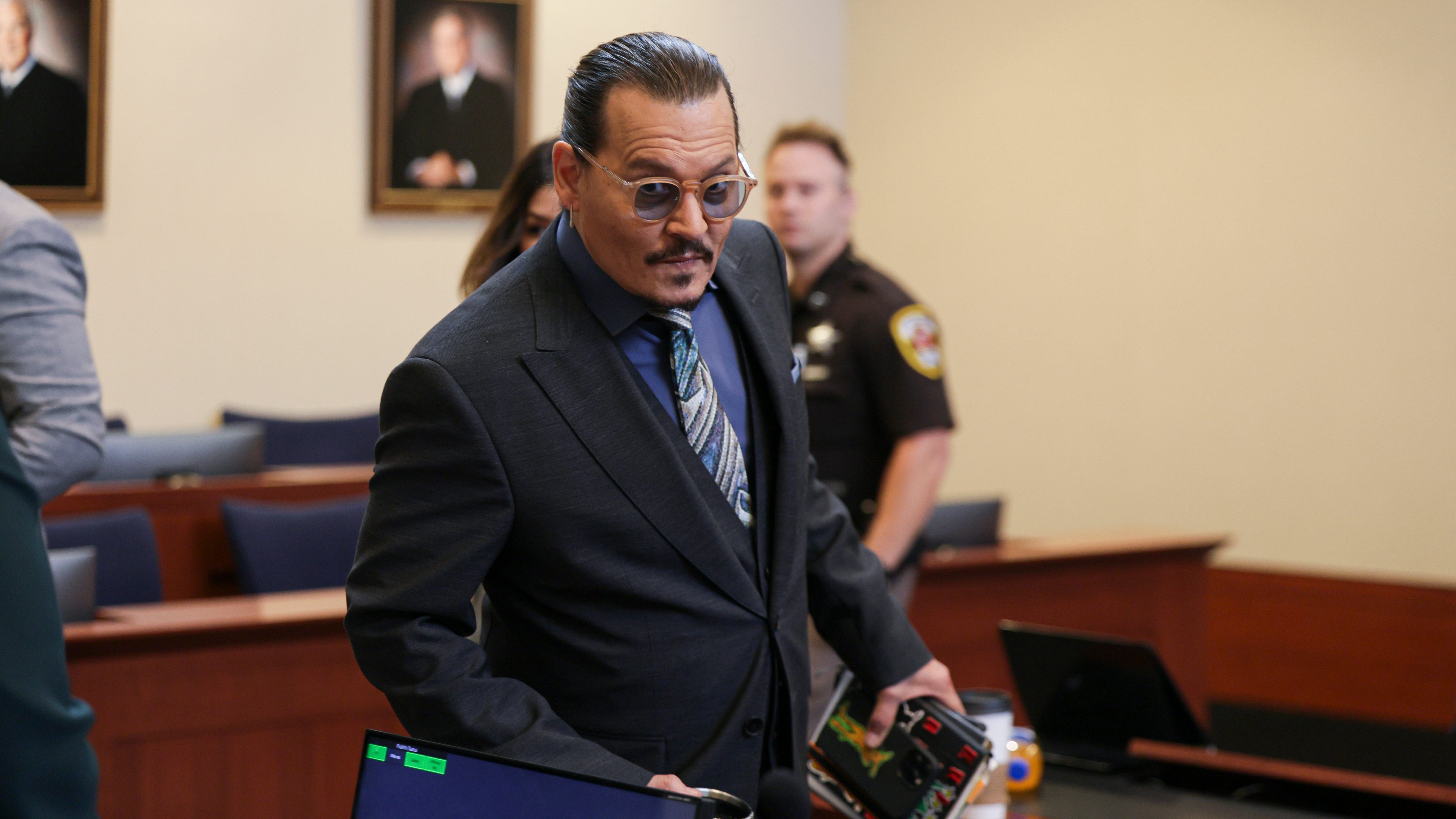 Depp retakes witness stand, calls Heard's allegations insane