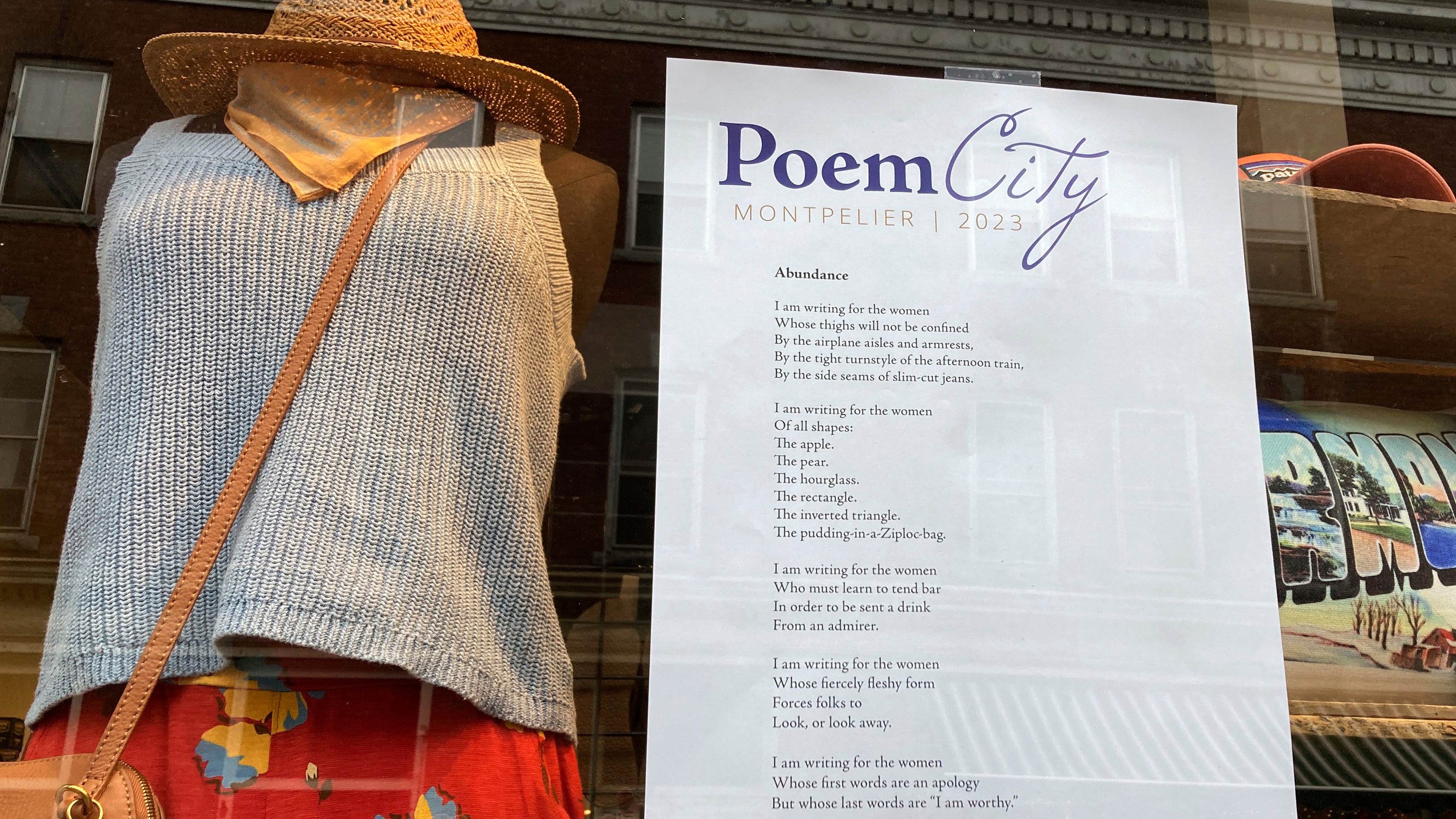 Vermont capital springs to life through poetry each April