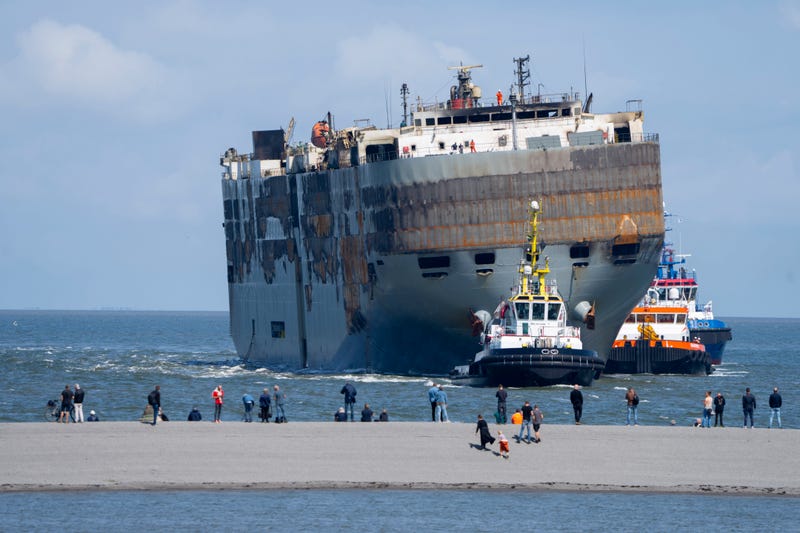 Netherlands Cargo Ship Fire