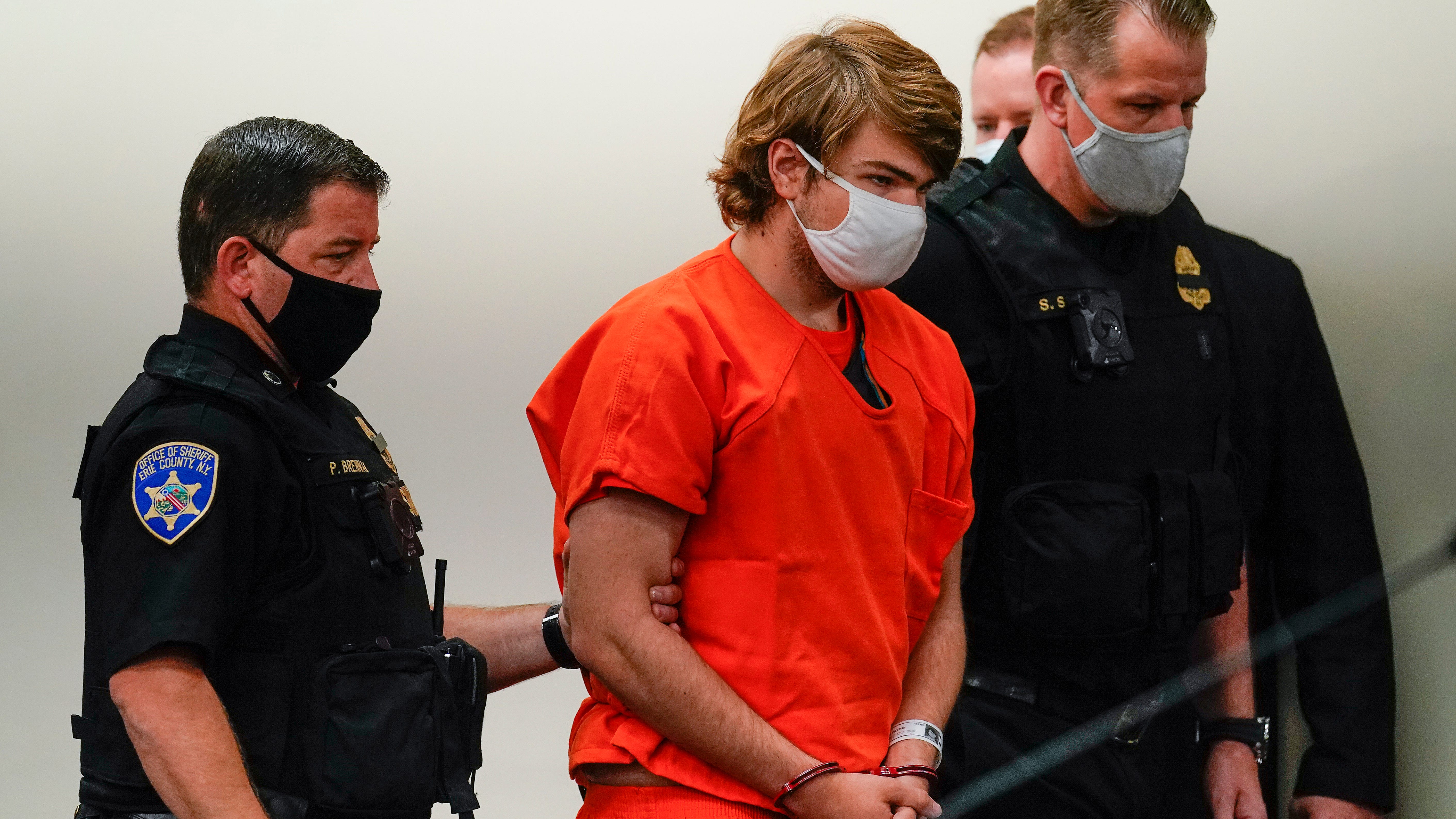 Buffalo supermarket gunman indicted on terror, hate charge