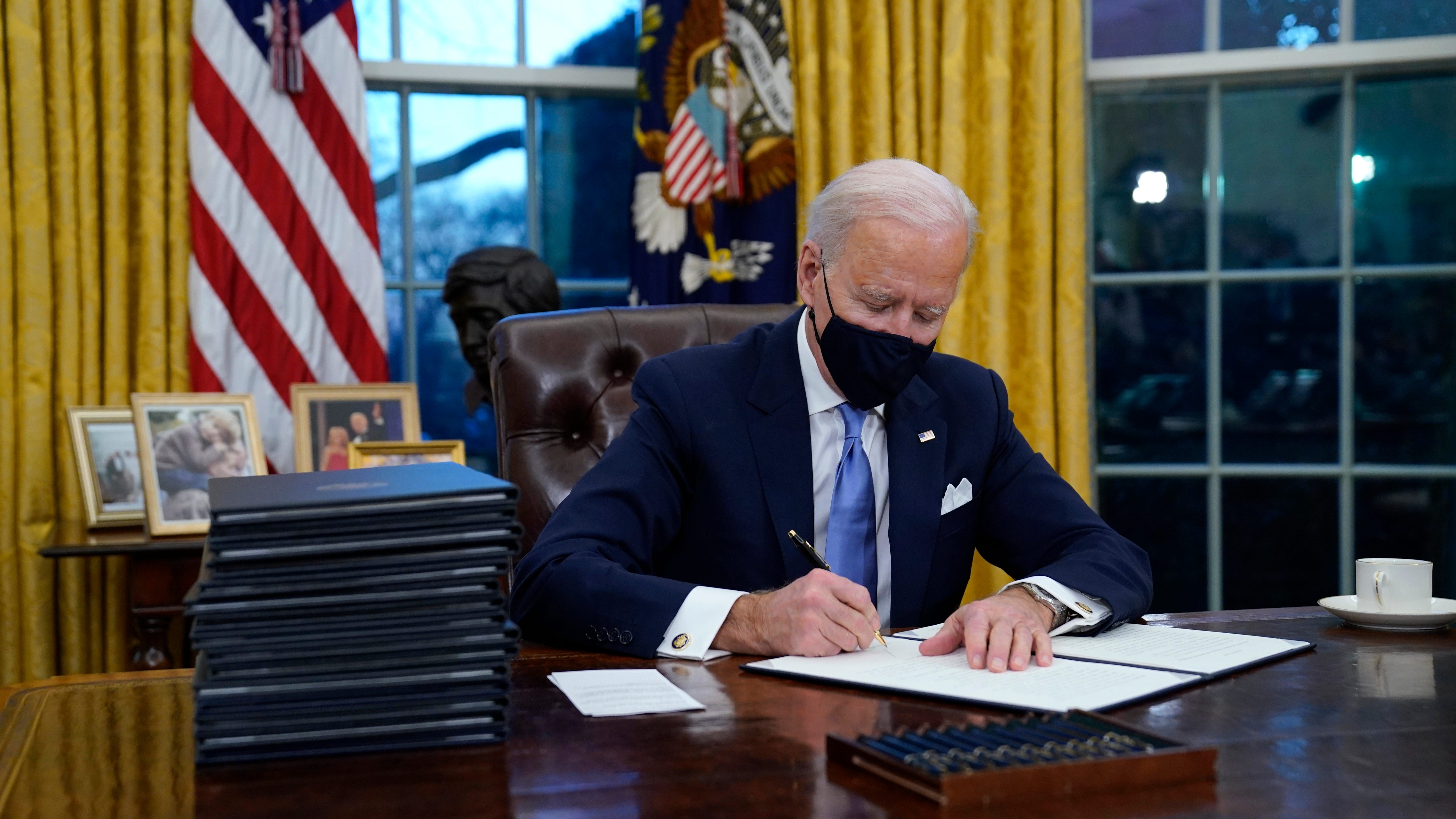 On Day One, Biden targets Trump policies on climate, virus