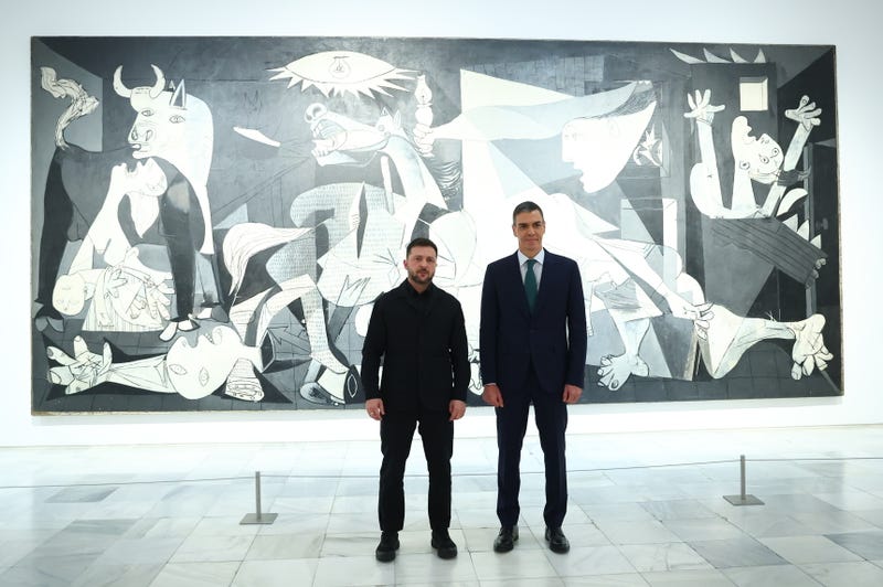 Spain Zelenskyy Guernica