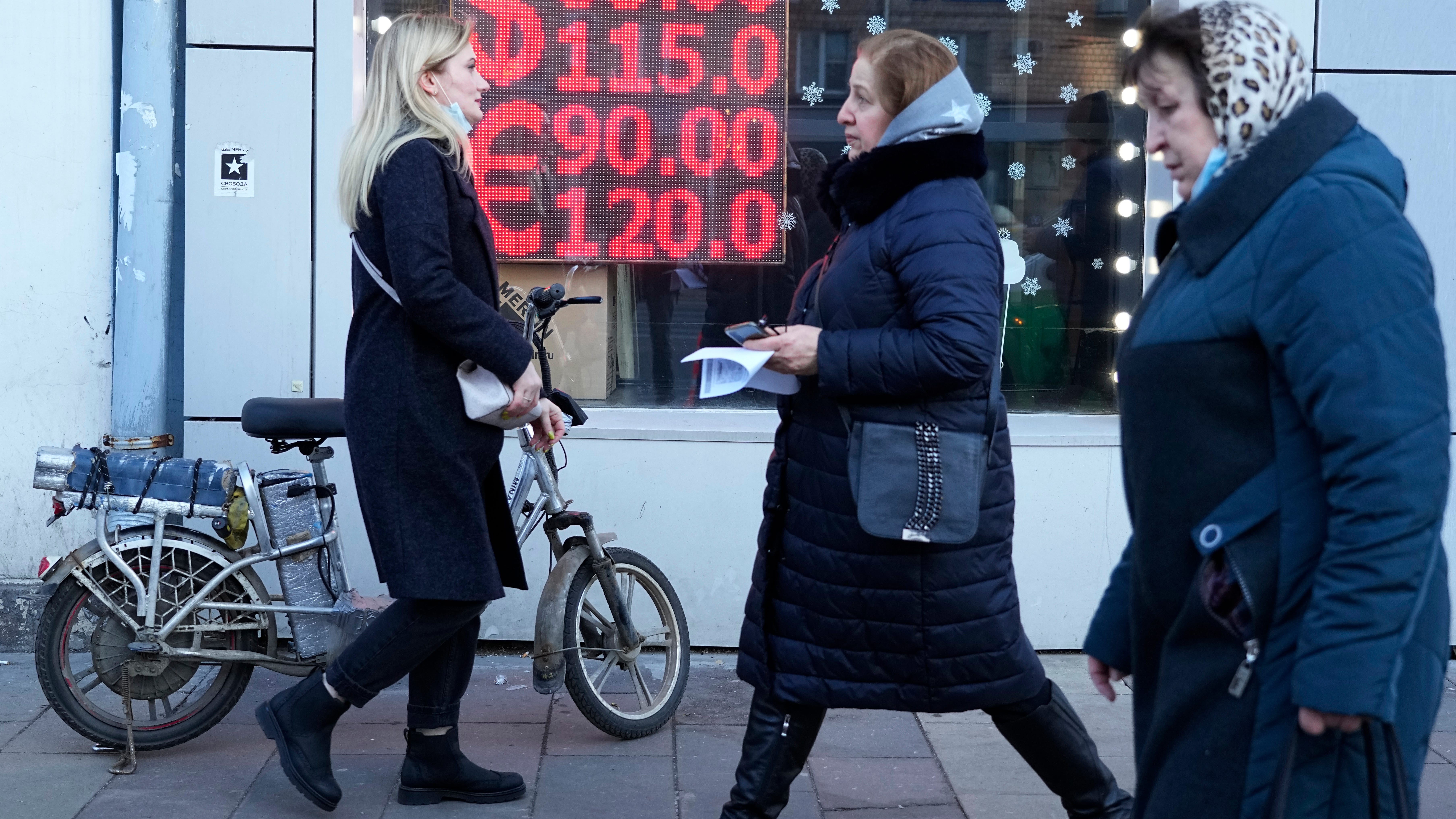 Russians start feeling the heat of Ukraine war sanctions