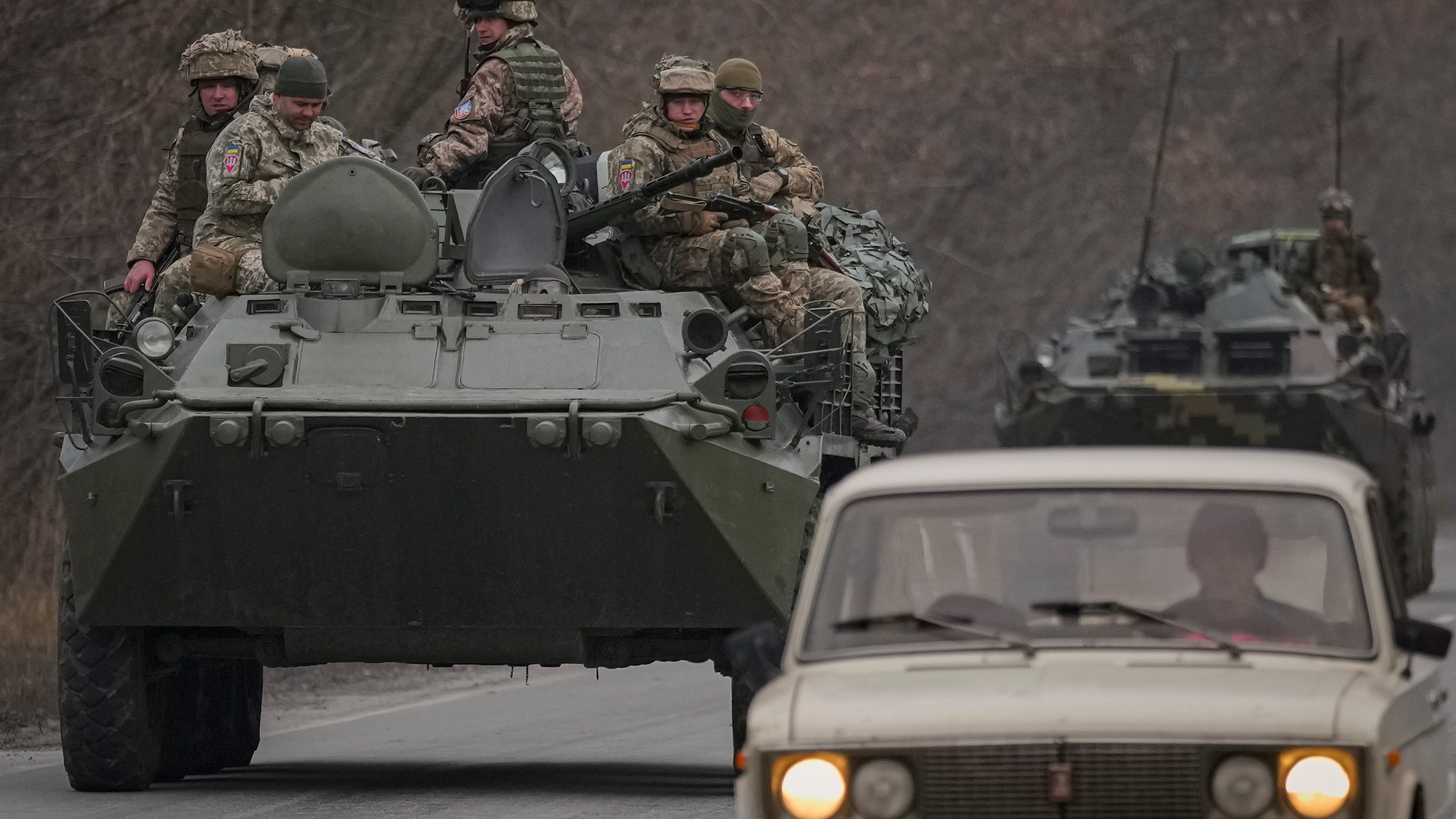 Russia invades Ukraine on many fronts in 'brutal act of war'