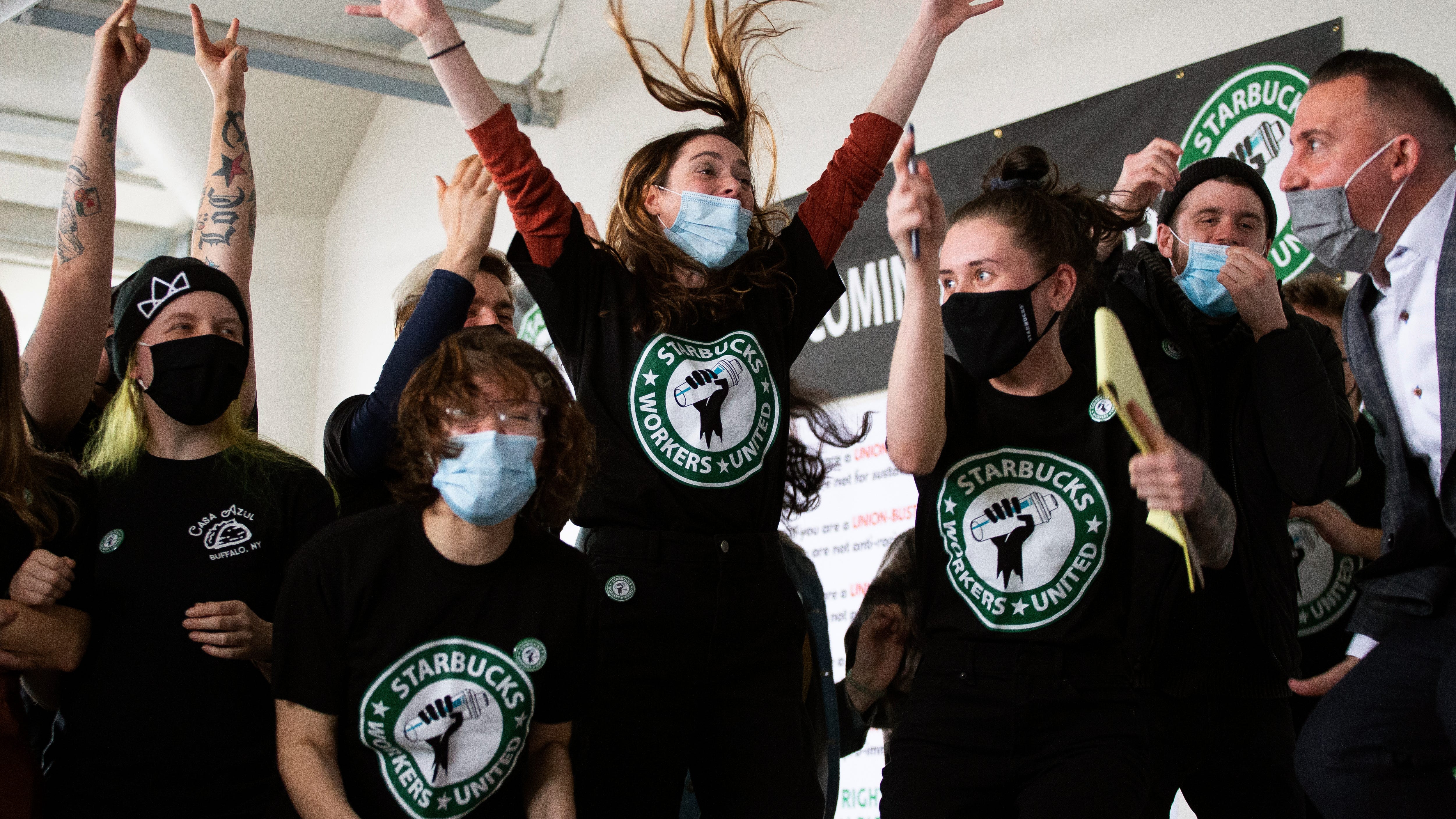 In a first, Starbucks workers agree to union in Buffalo, NY
