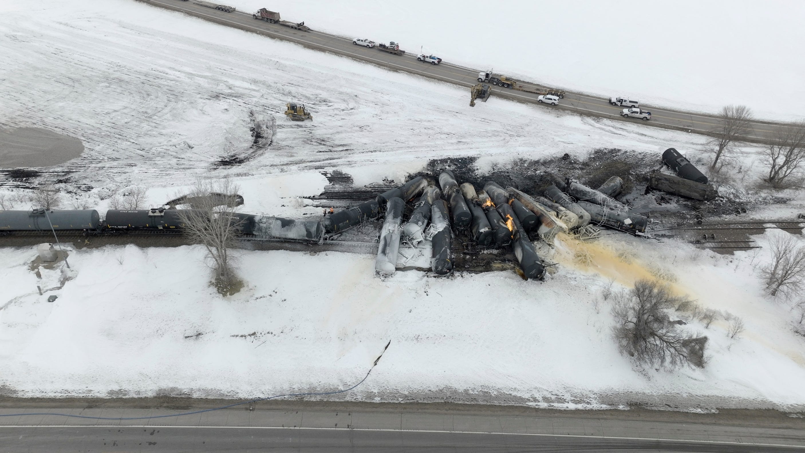 Fiery derailments renew Americans' focus on railroad safety