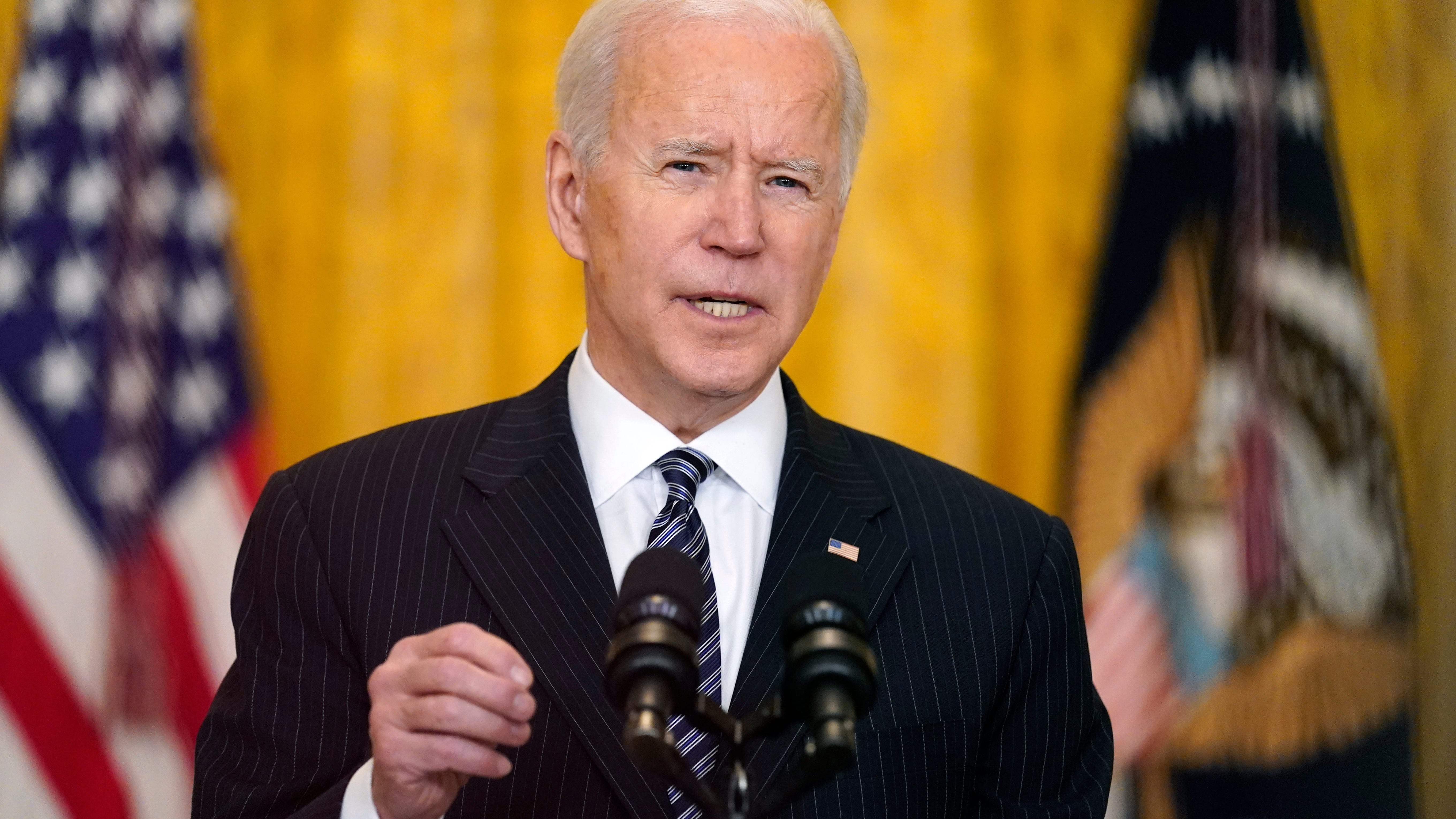 Biden says US to hit 100 million vaccine goal Friday