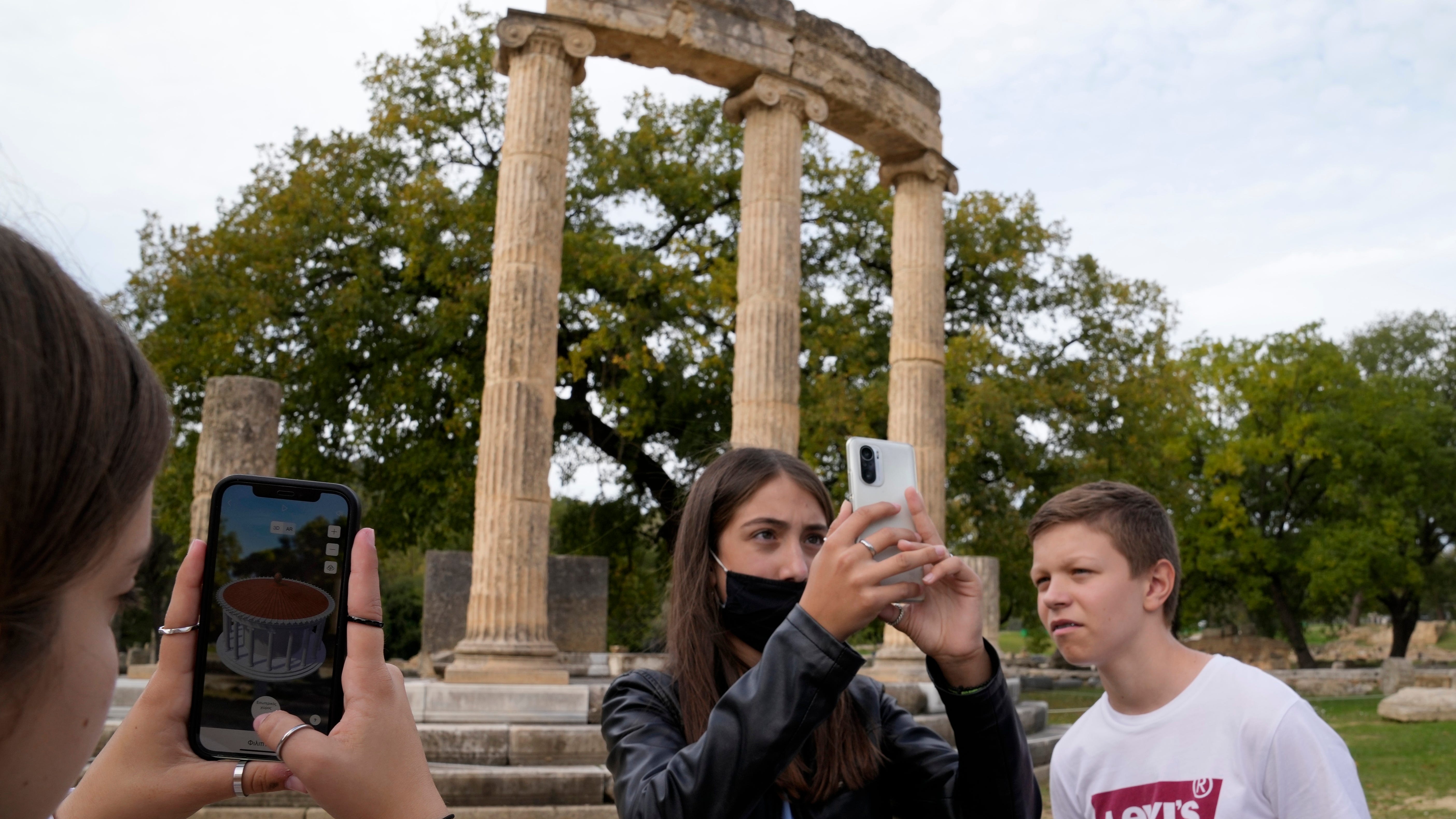 Augmented reality project brings Olympics birthplace to life