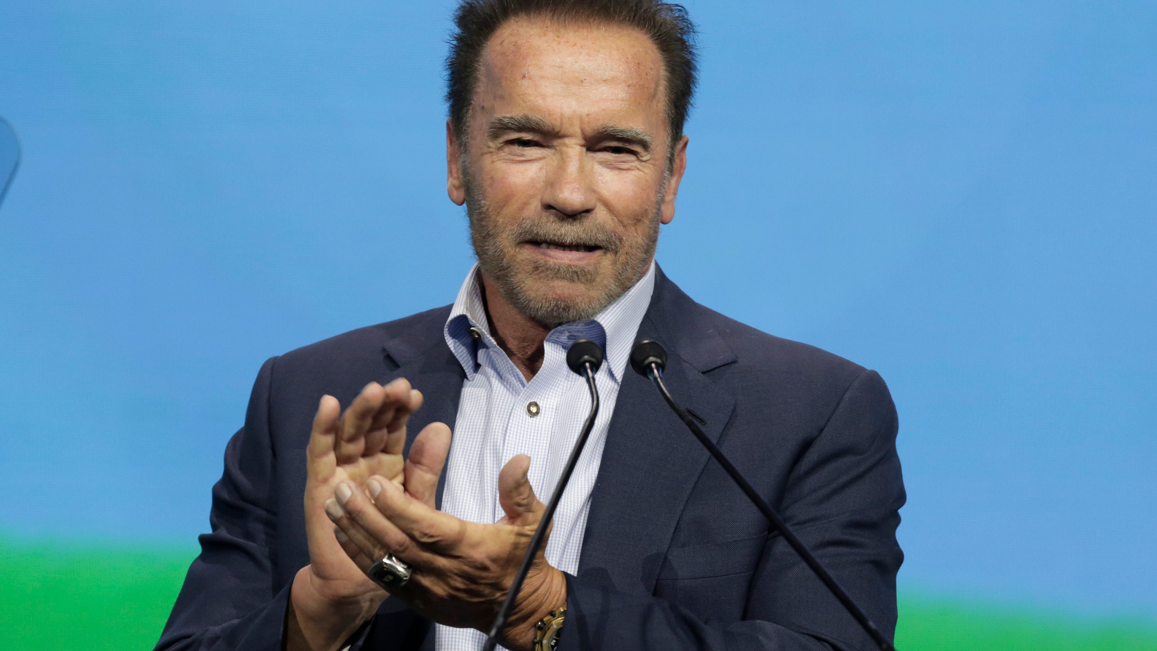 Arnold Schwarzenegger tells Putin in video: Stop this war