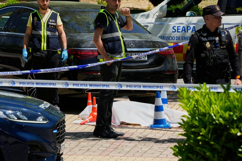 CORRECTION Spain Ukraine Shooting