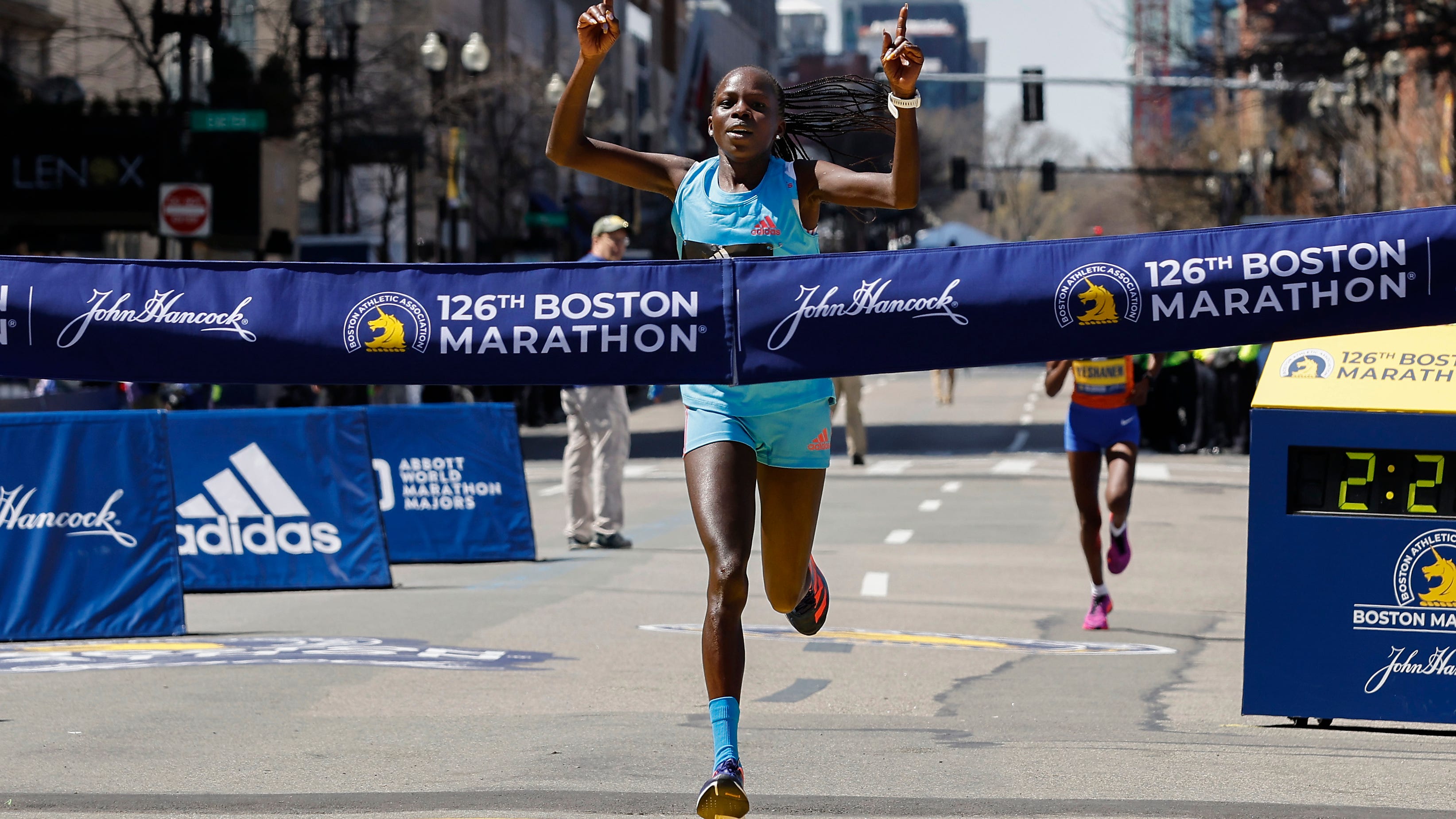 Olympic champ Jepchirchir wins 50th women's Boston Marathon
