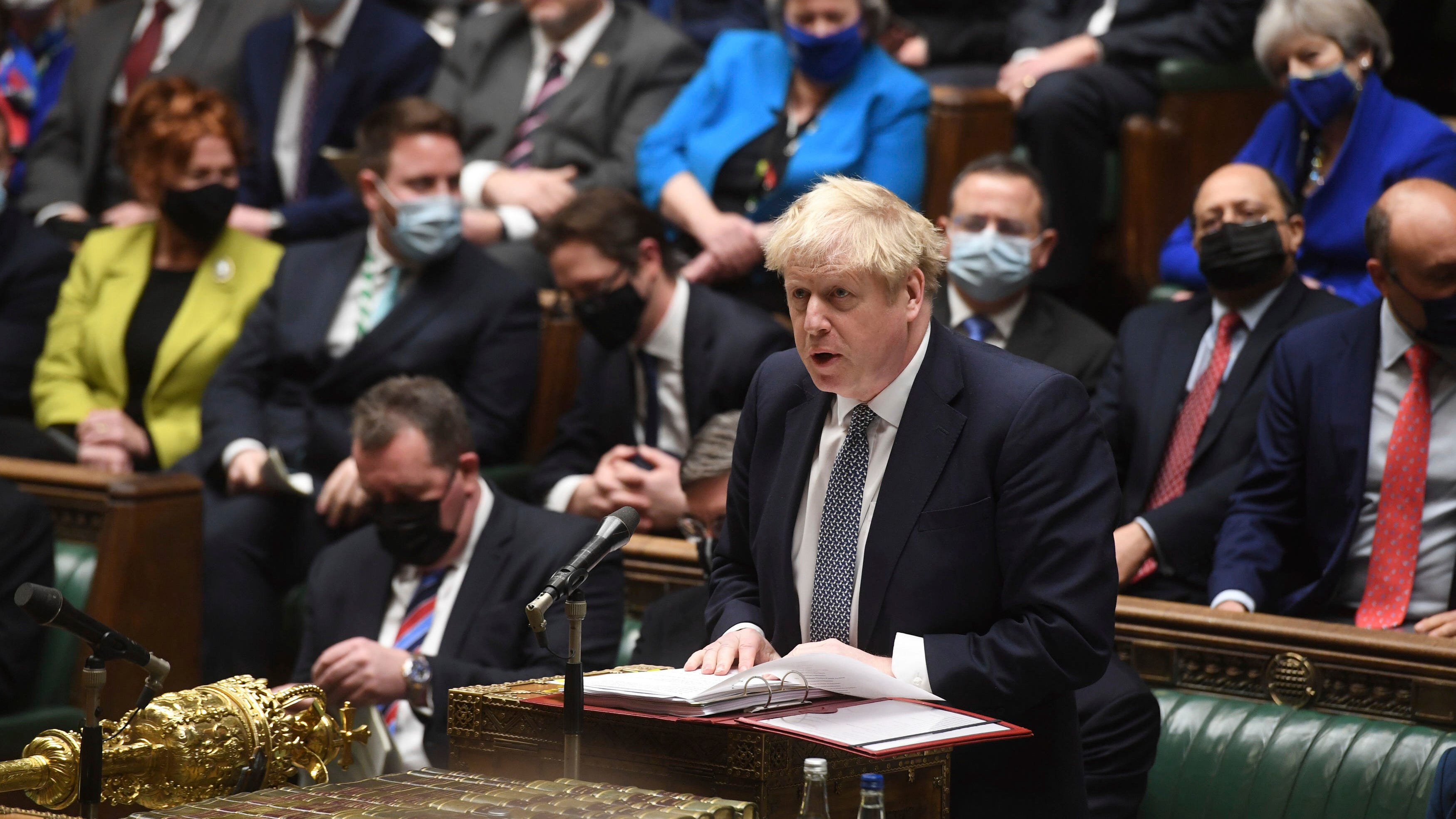 UK's Johnson apologizes for attending party during lockdown