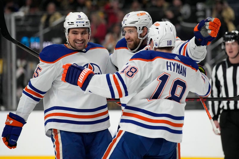 Oilers Golden Knights Hockey