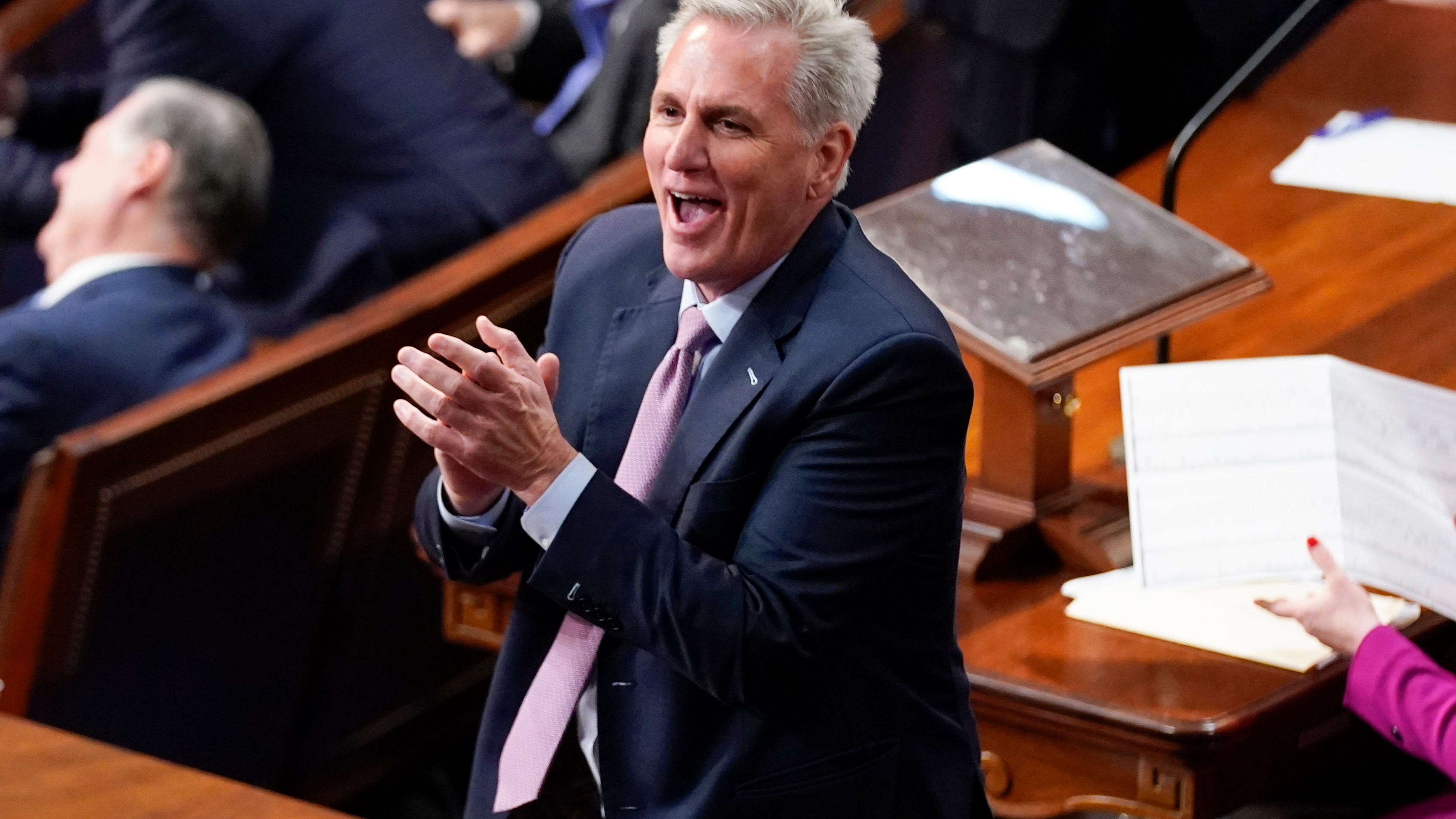 McCarthy elected House speaker in rowdy post-midnight vote