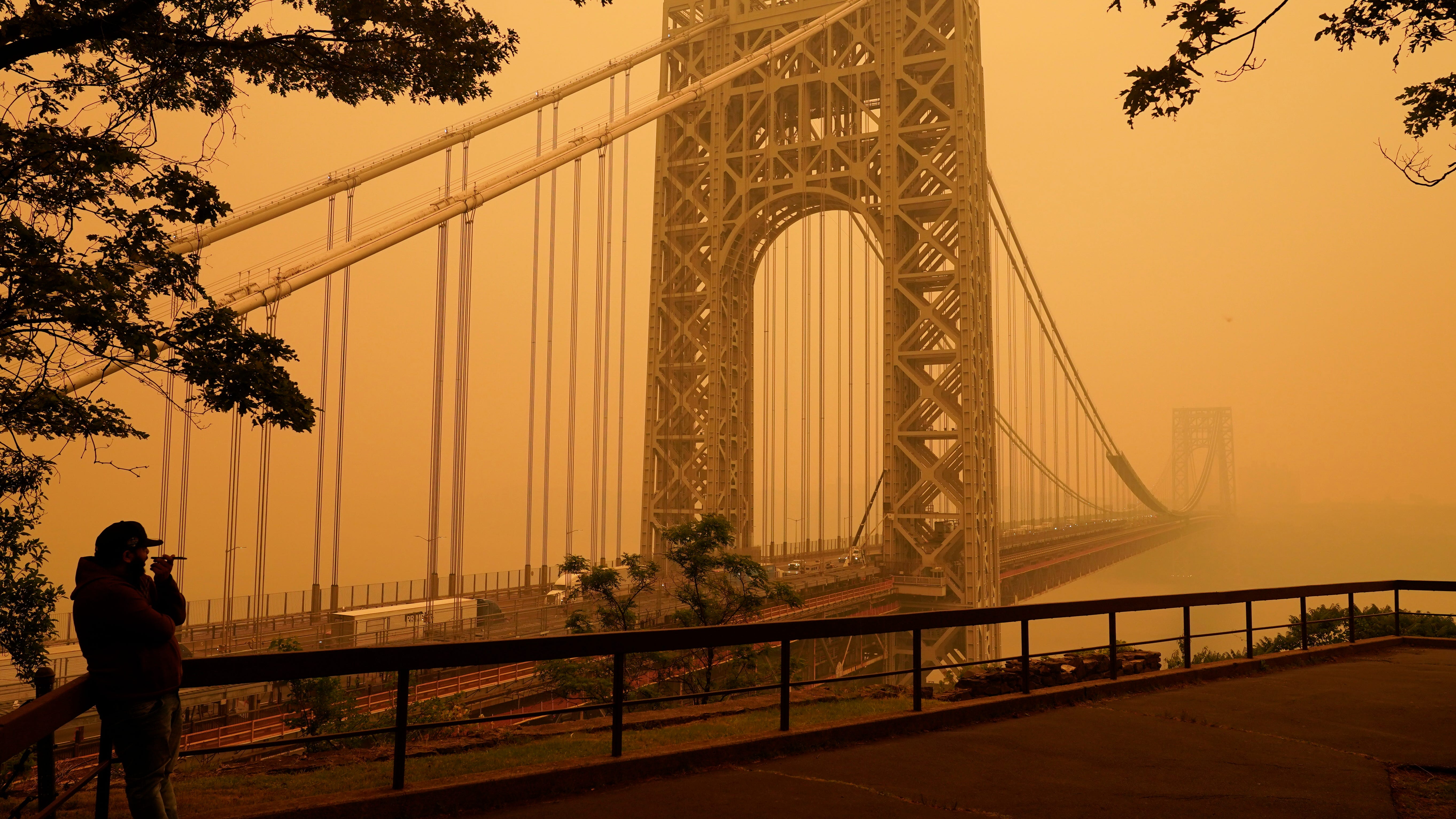 Millions breathing hazardous air as smoke from Canadian wildfires streams south over US