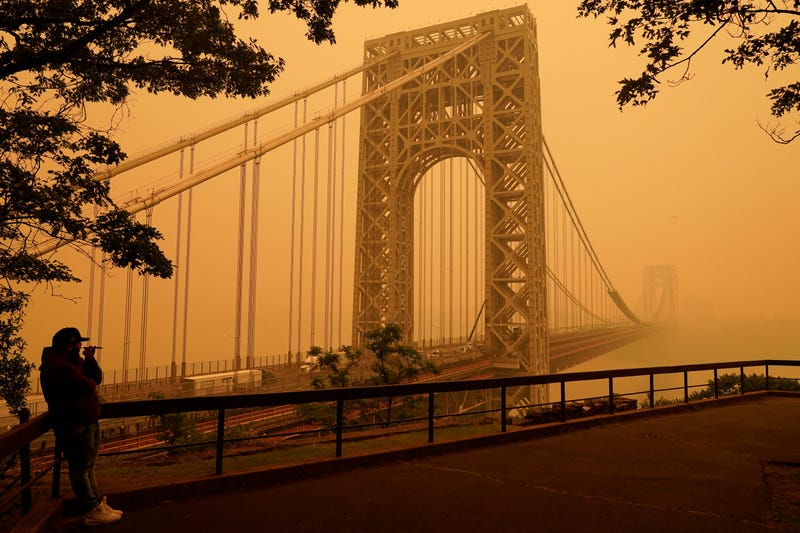 APTOPIX Canada Wildfires New York