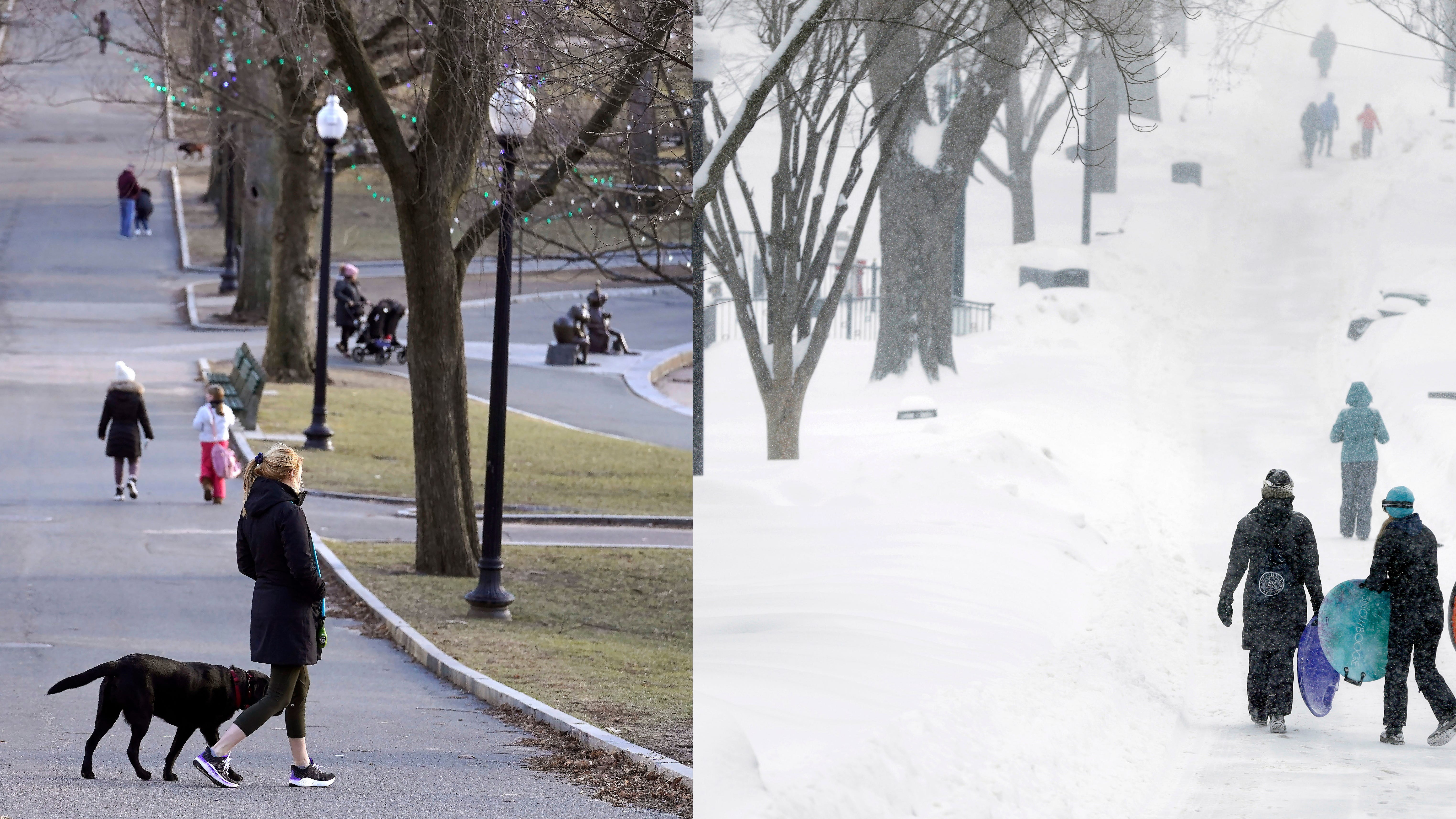 Snow has been a no-show for some traditionally wintry cities