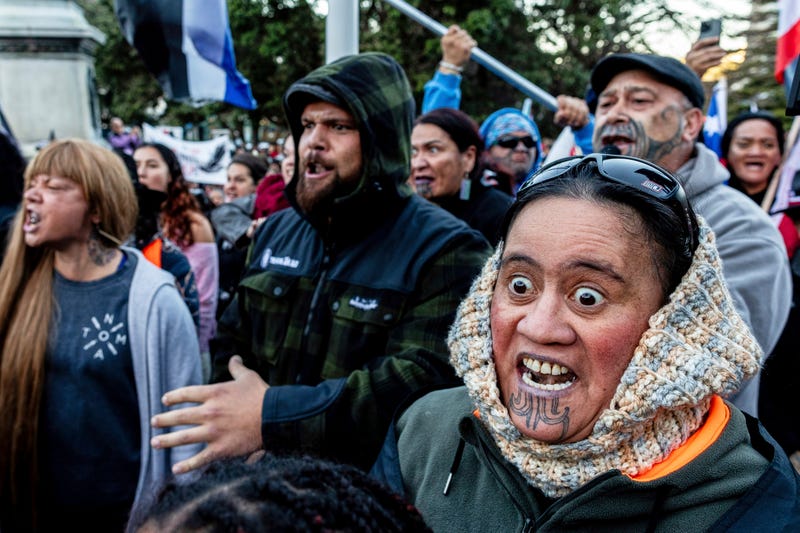New Zealand Haka Protest