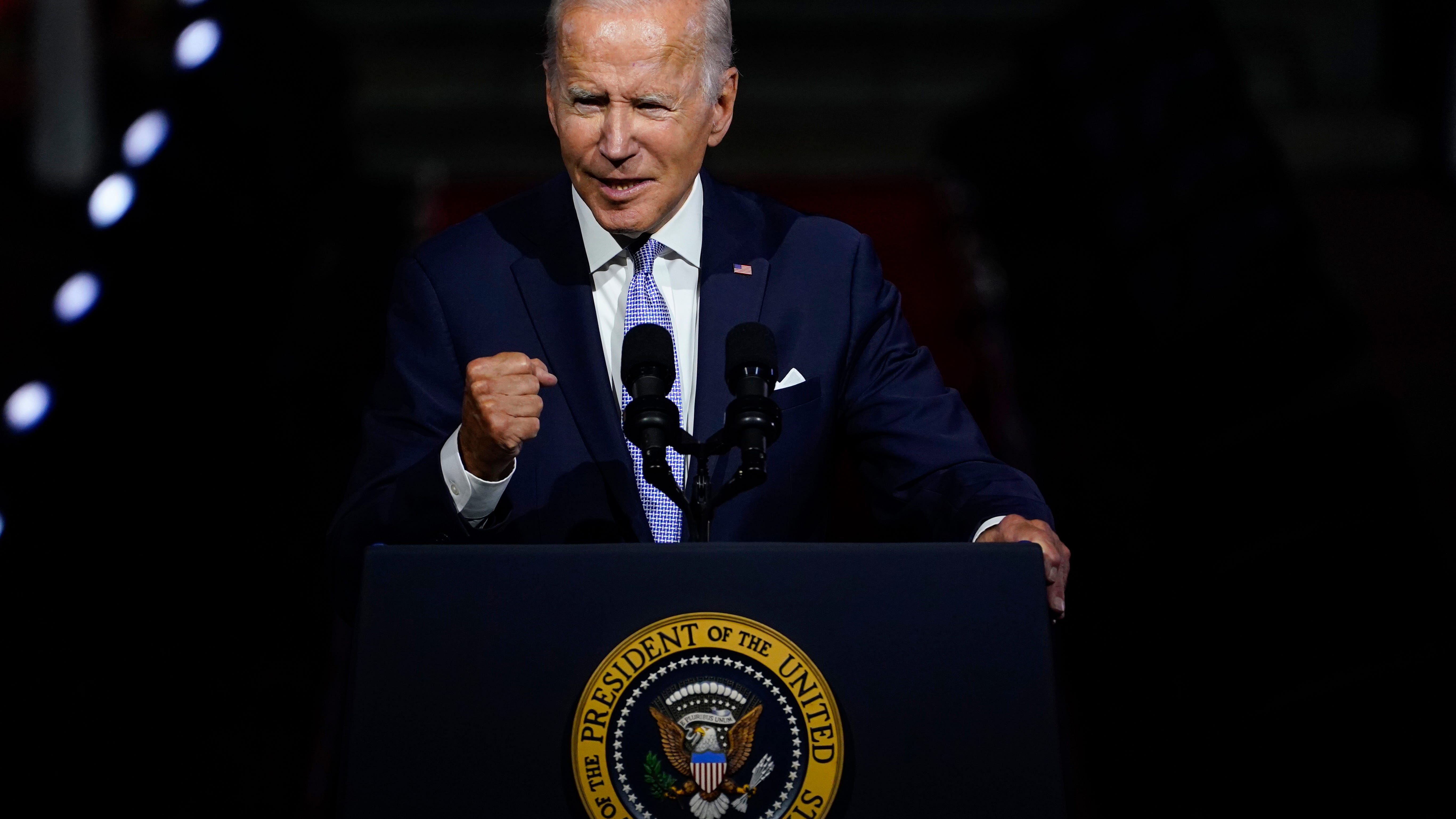 Gloves off, Biden embraces tough tone on 'MAGA Republicans'