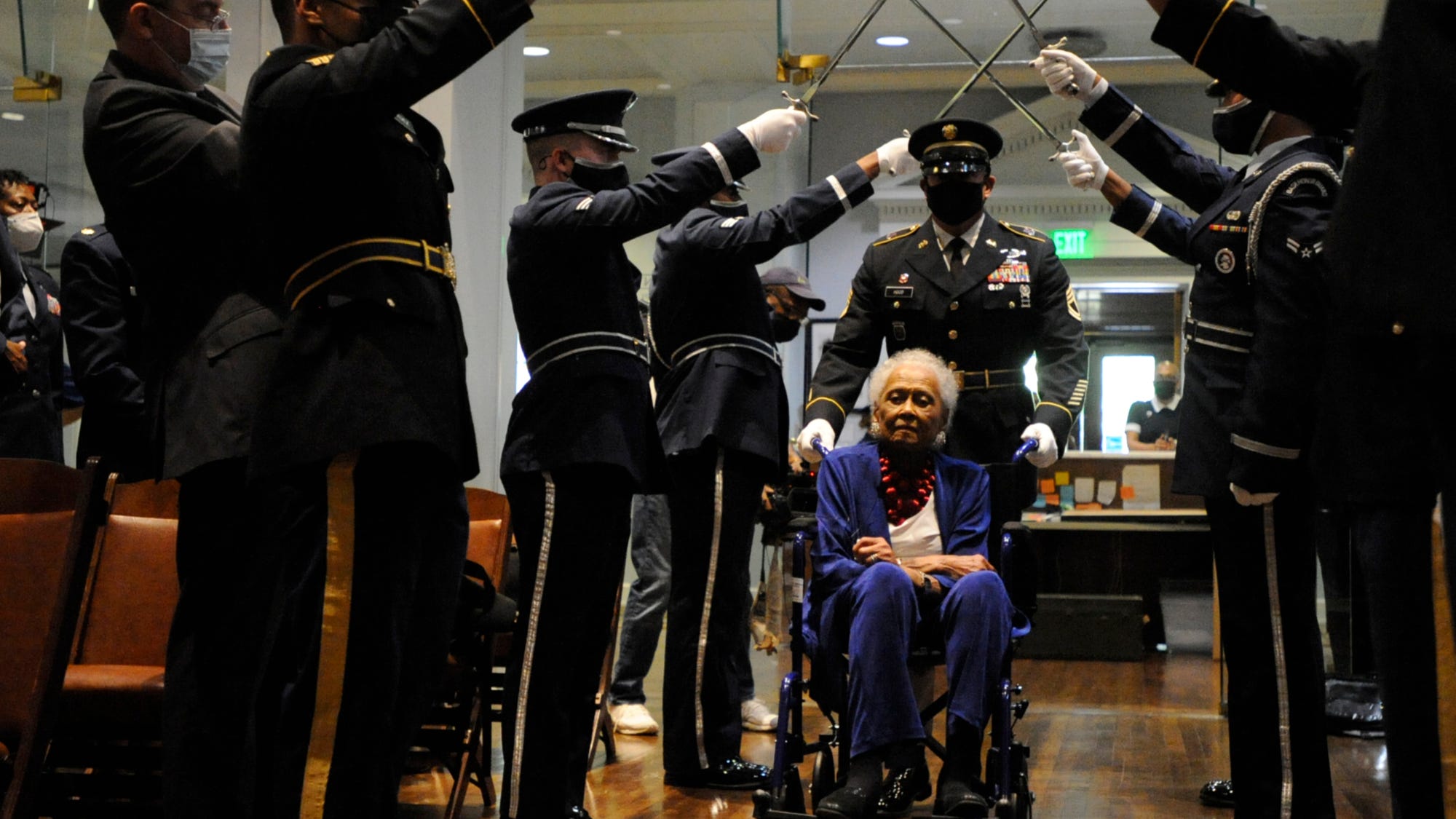 102-year-old WWII veteran from segregated mail unit honored