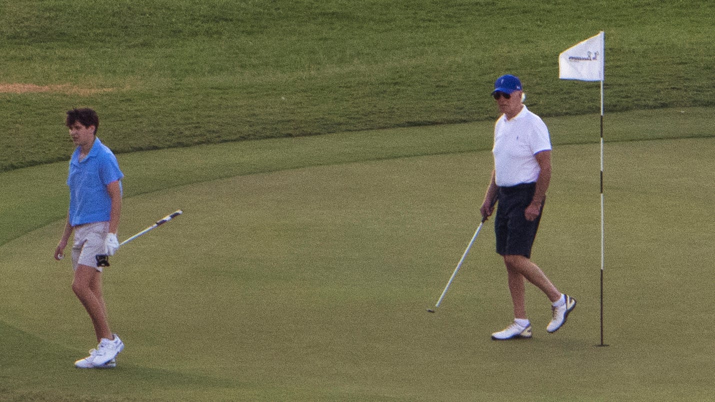 Biden makes 1st public appearances during St. Croix vacation