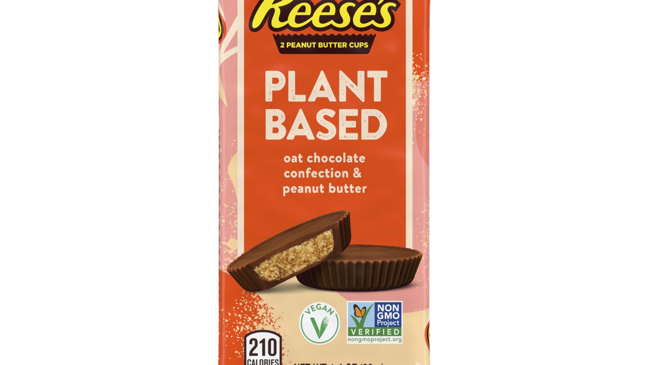 Coming soon: Reese's Cups, chocolate bars made from plants
