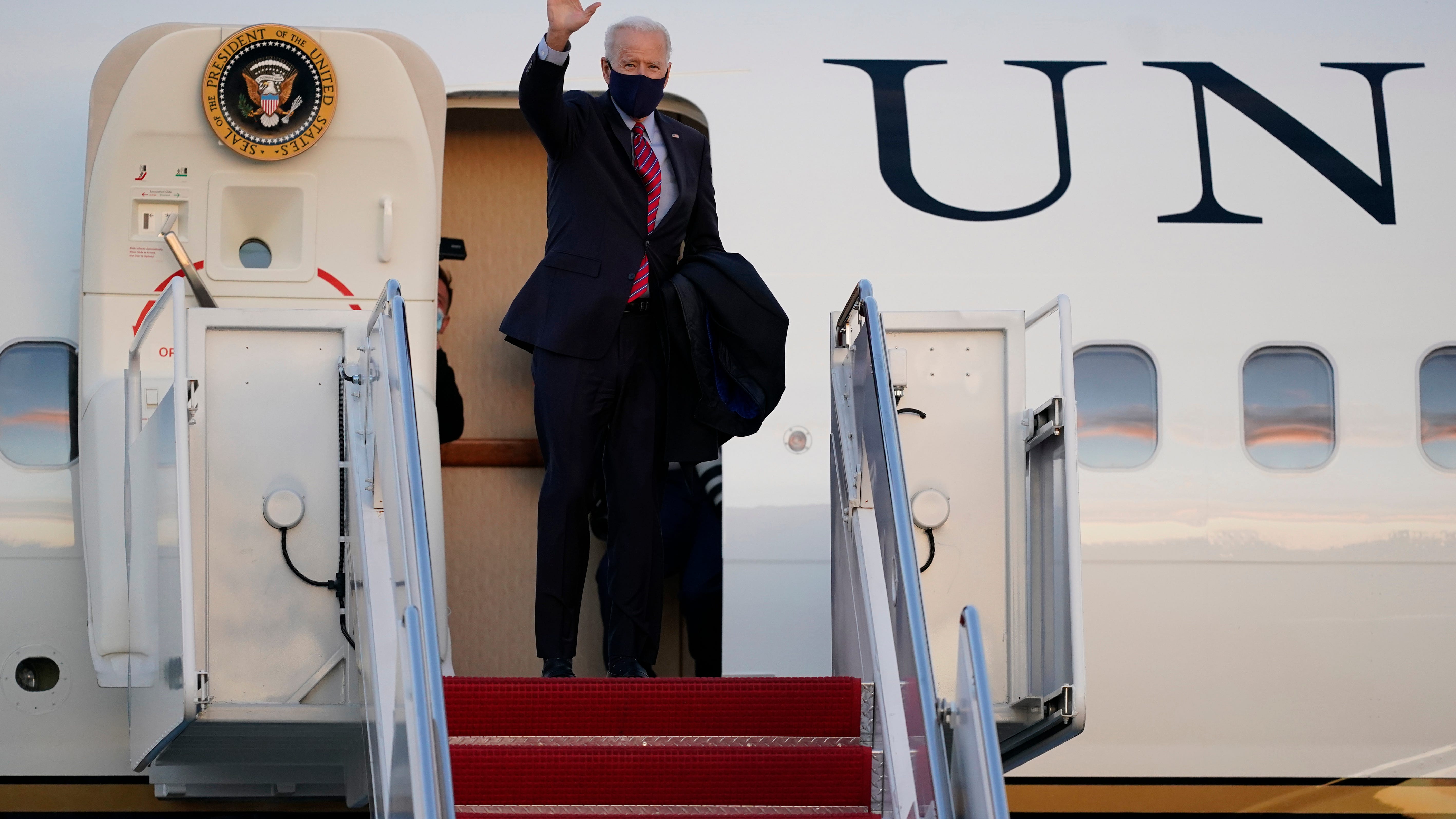 Biden back in Delaware with moving on his weekend to-do list