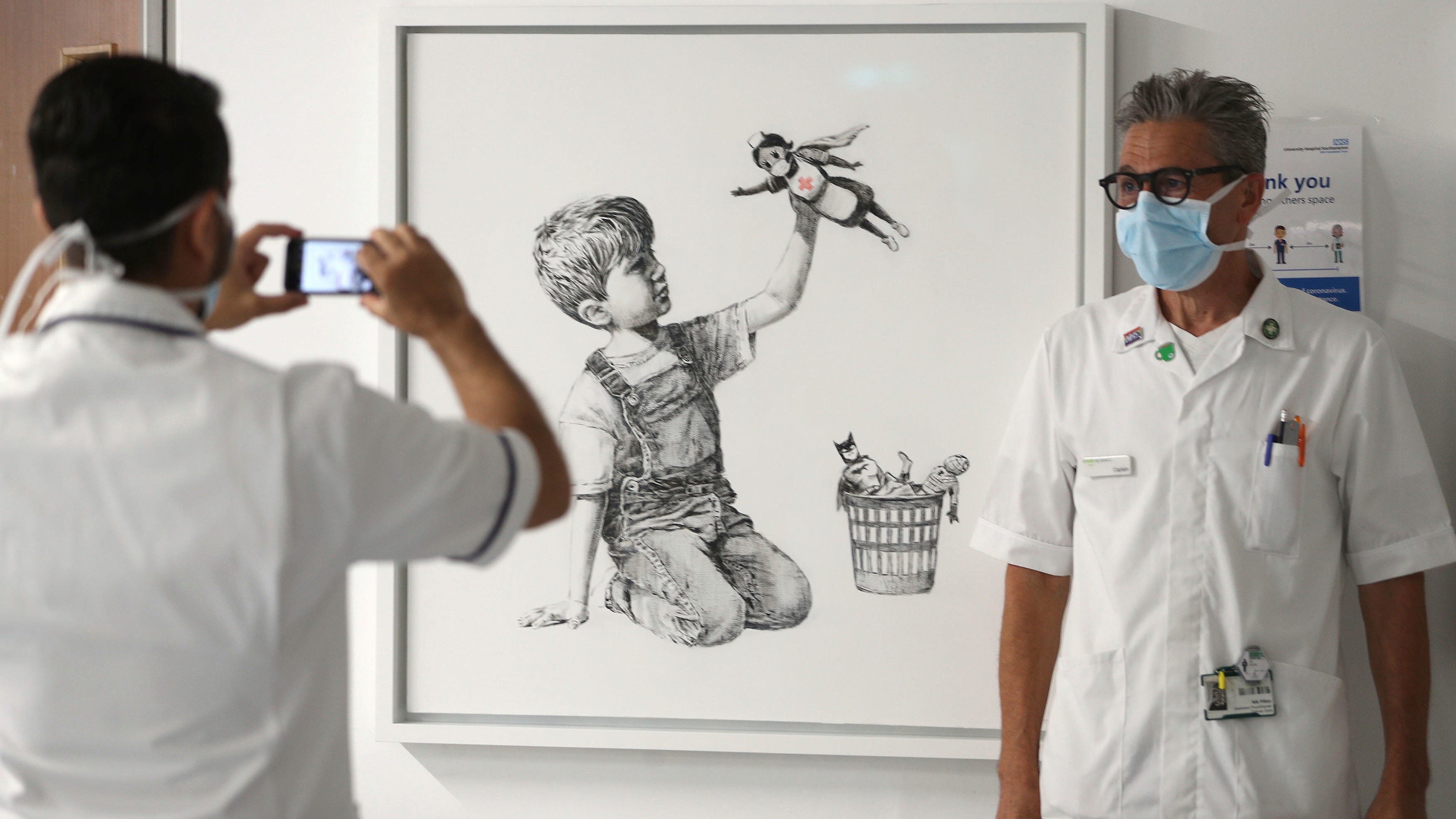 Banksy painting raises $23 million for UK health charities