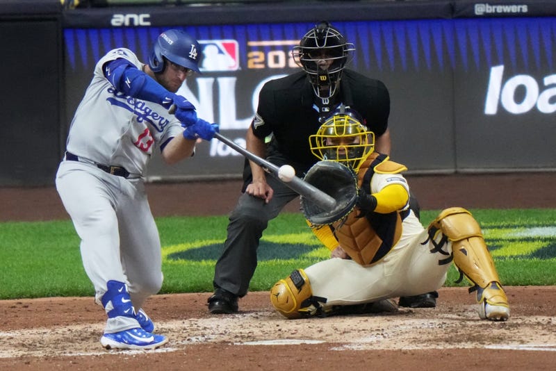 NLCS Dodgers Brewers Baseball
