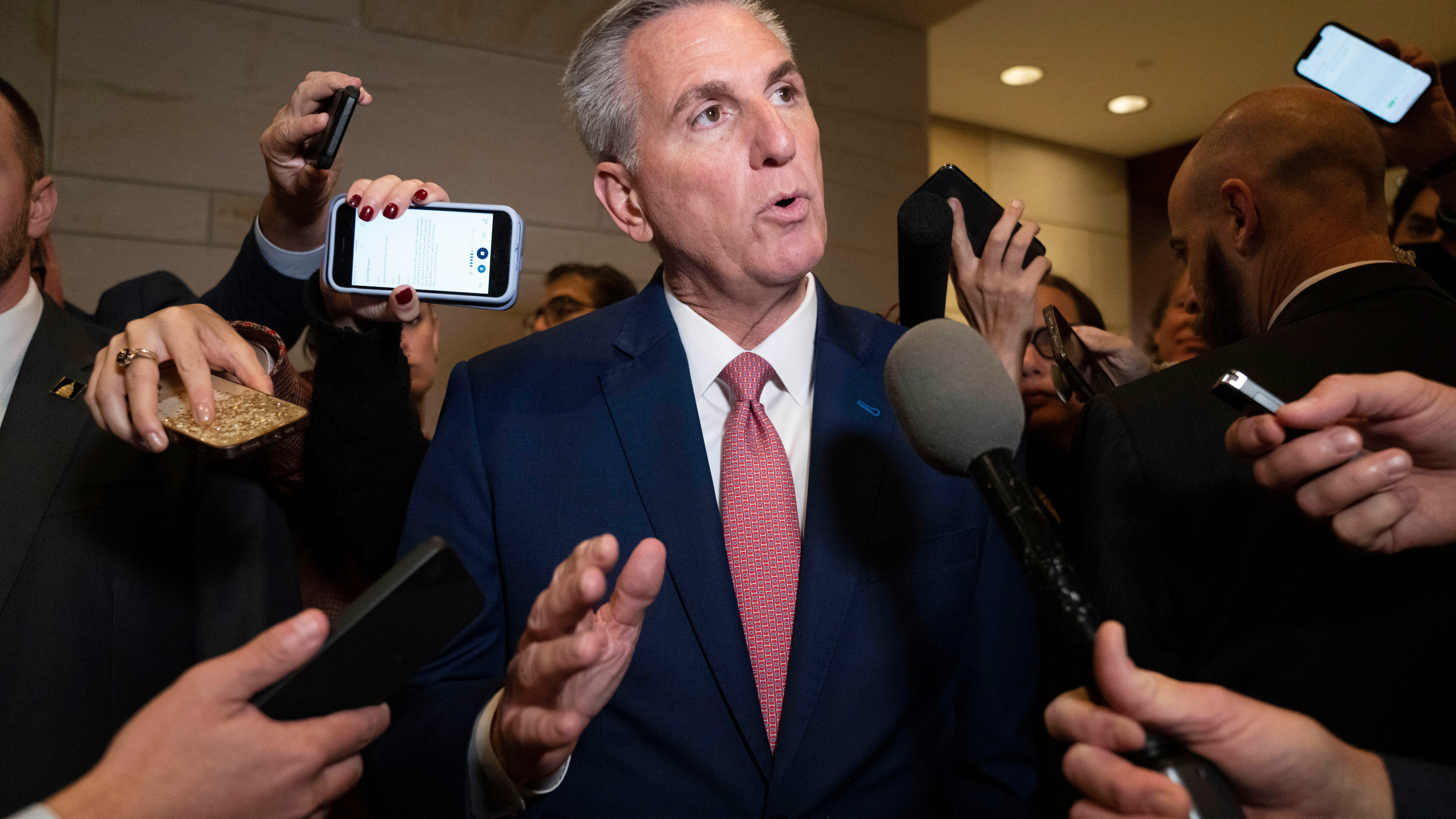 McCarthy wins nomination for House speaker, but grind ahead