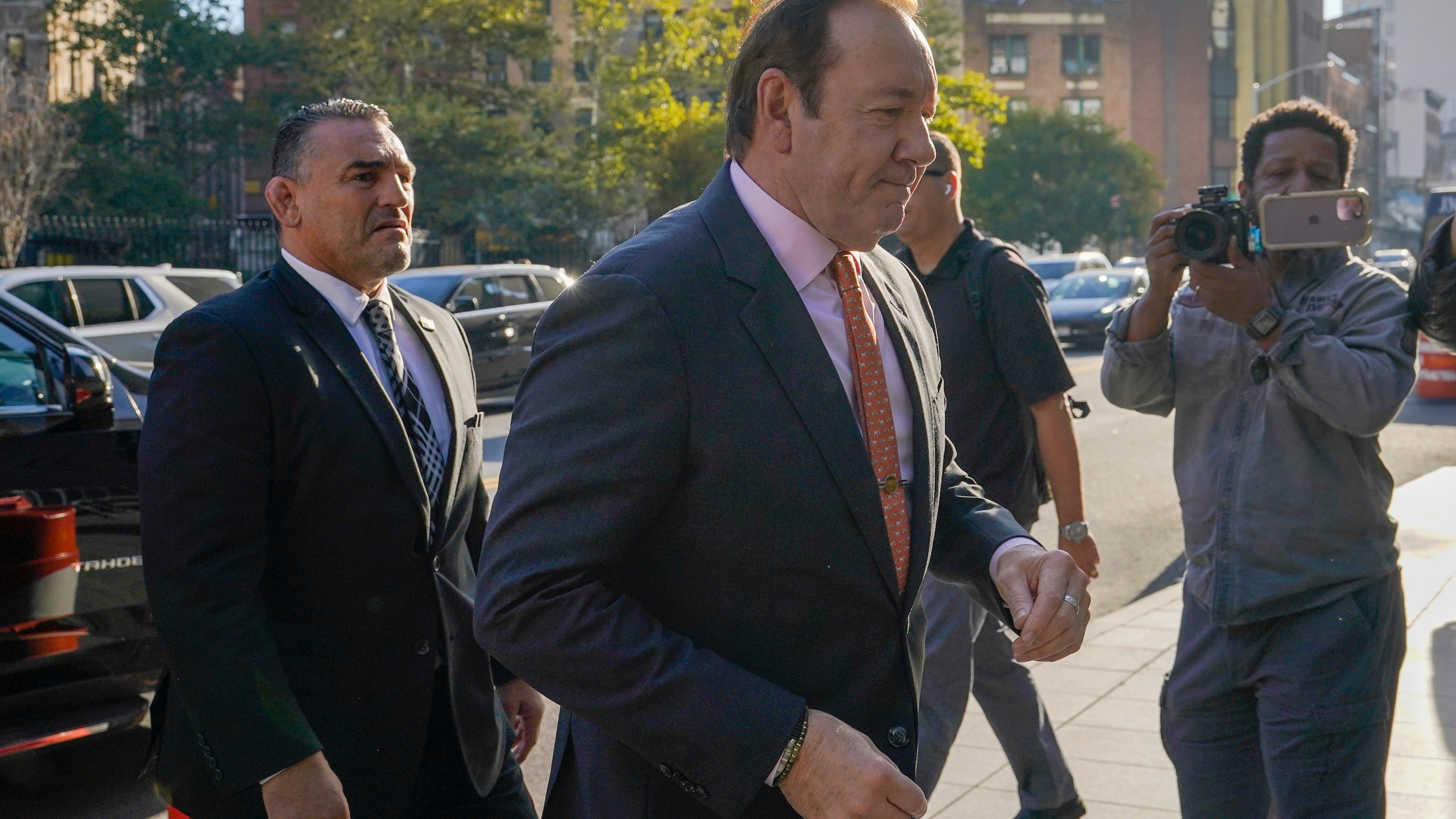 Teary Kevin Spacey testifies of sex abuse claims: 'Not true'