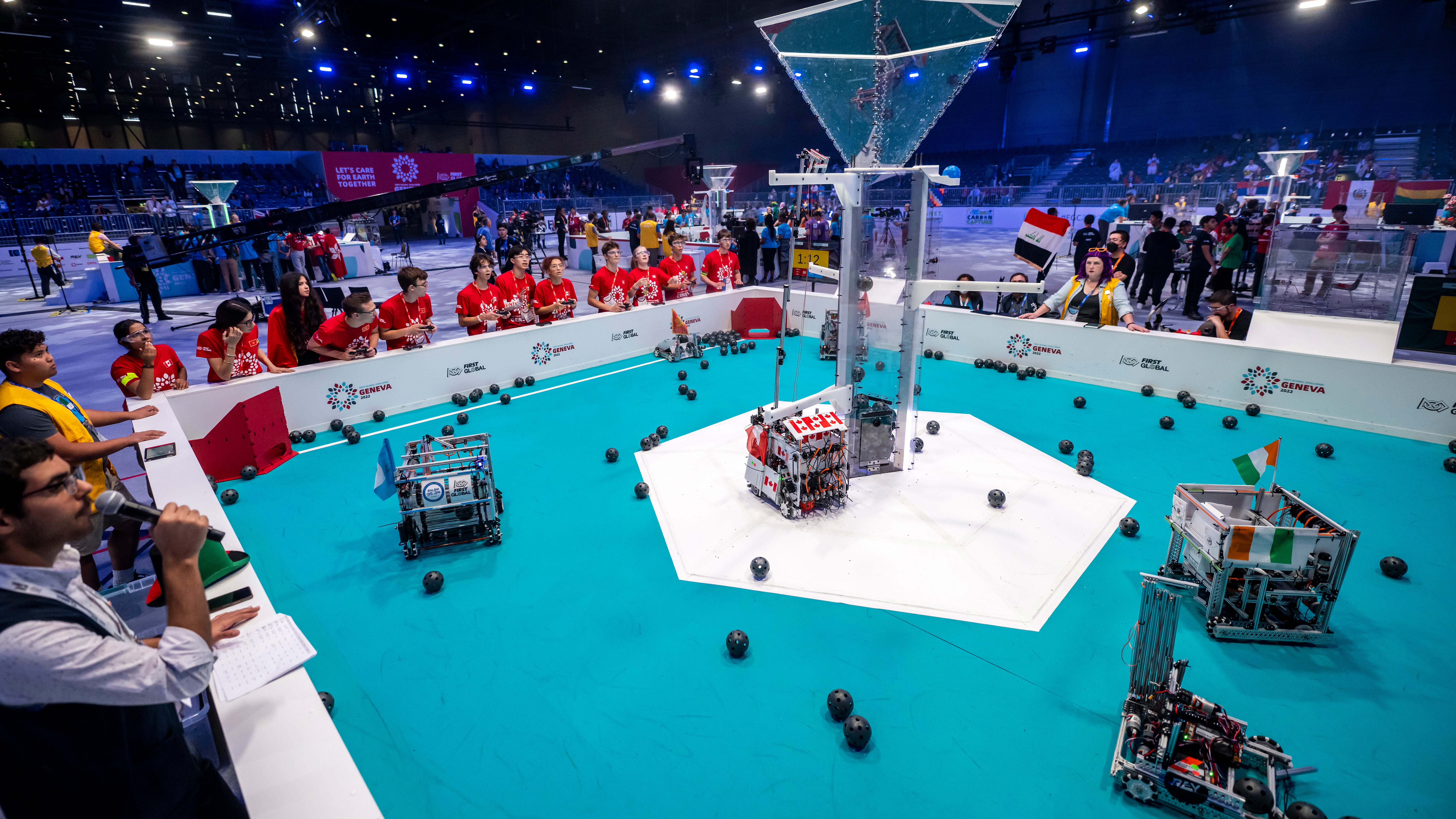 Teens tackle 21st-century challenges at robotics contest