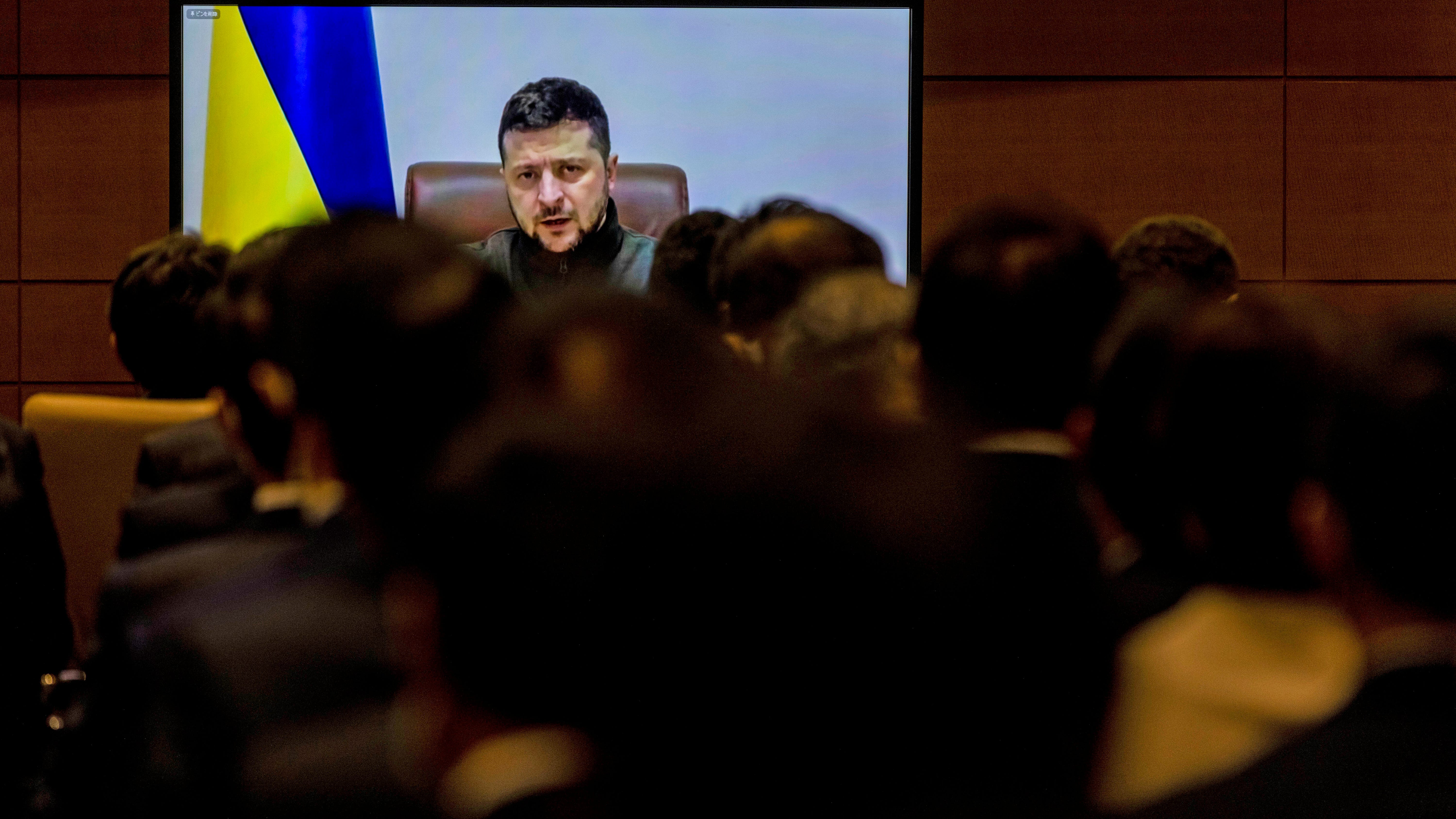 Zelenskyy appeals to Japan for more sanctions against Russia