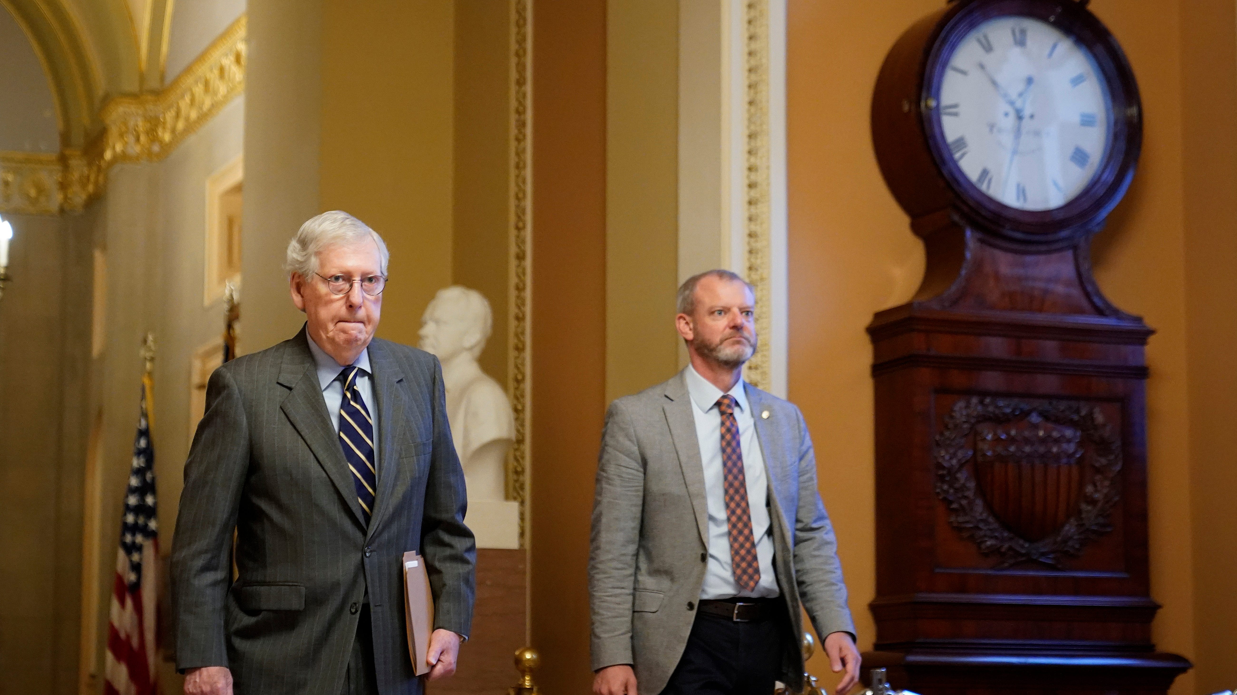 In a boost, McConnell backs Senate bipartisan gun deal