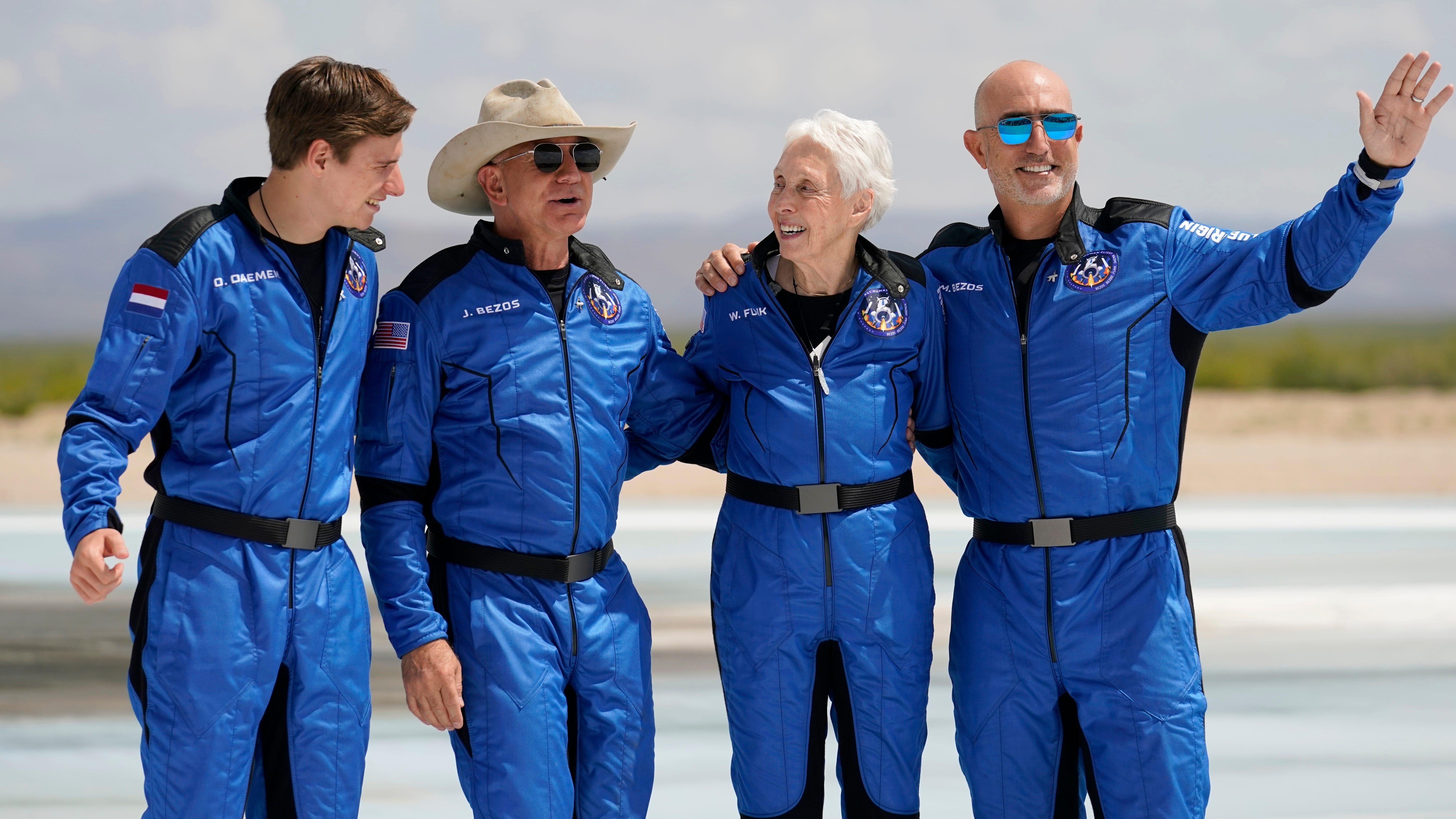 Jeff Bezos blasts into space on own rocket: 'Best day ever!'