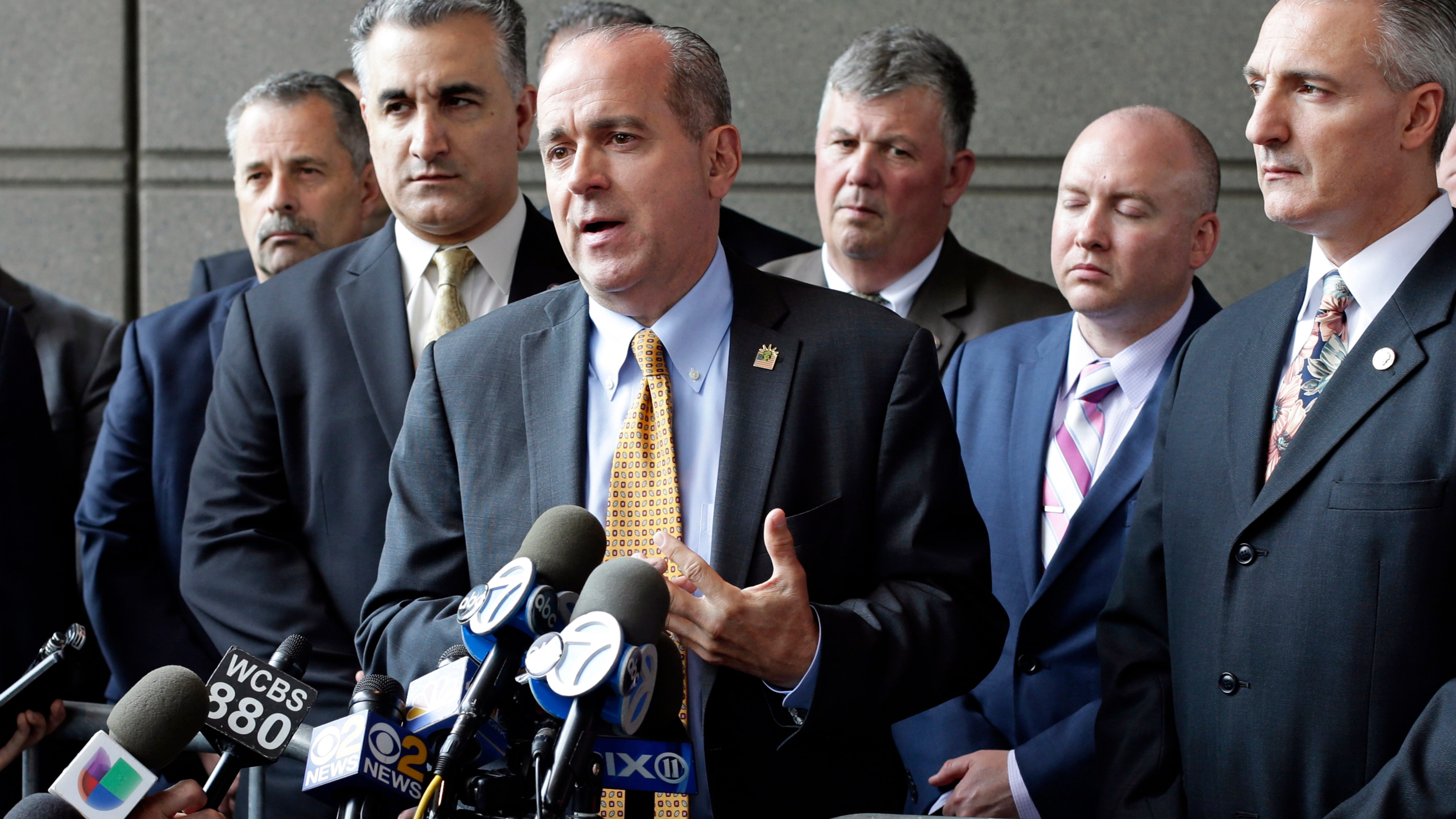 Head of NYPD sergeant union out after FBI raids office, home