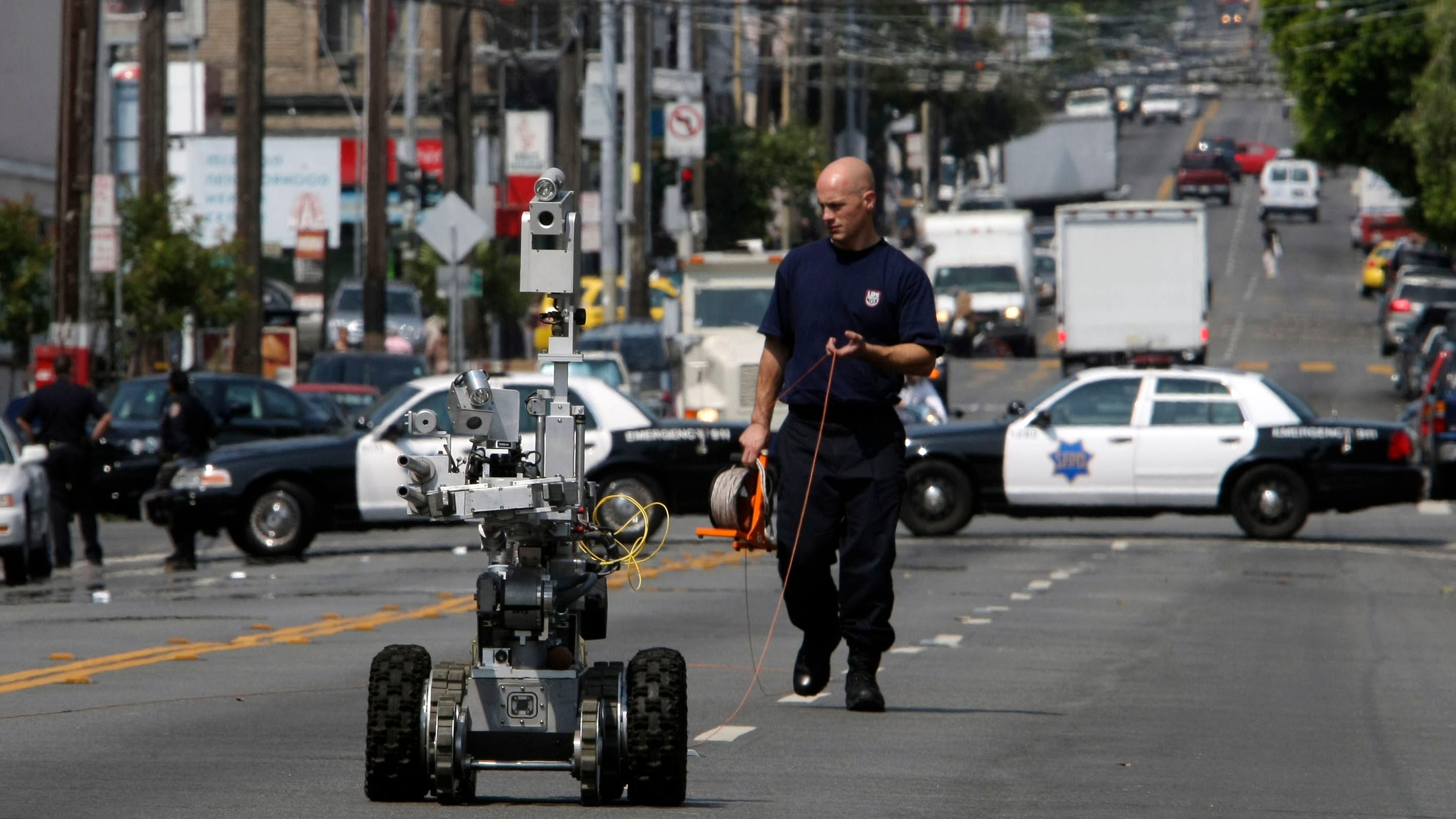 US police rarely deploy deadly robots to confront suspects