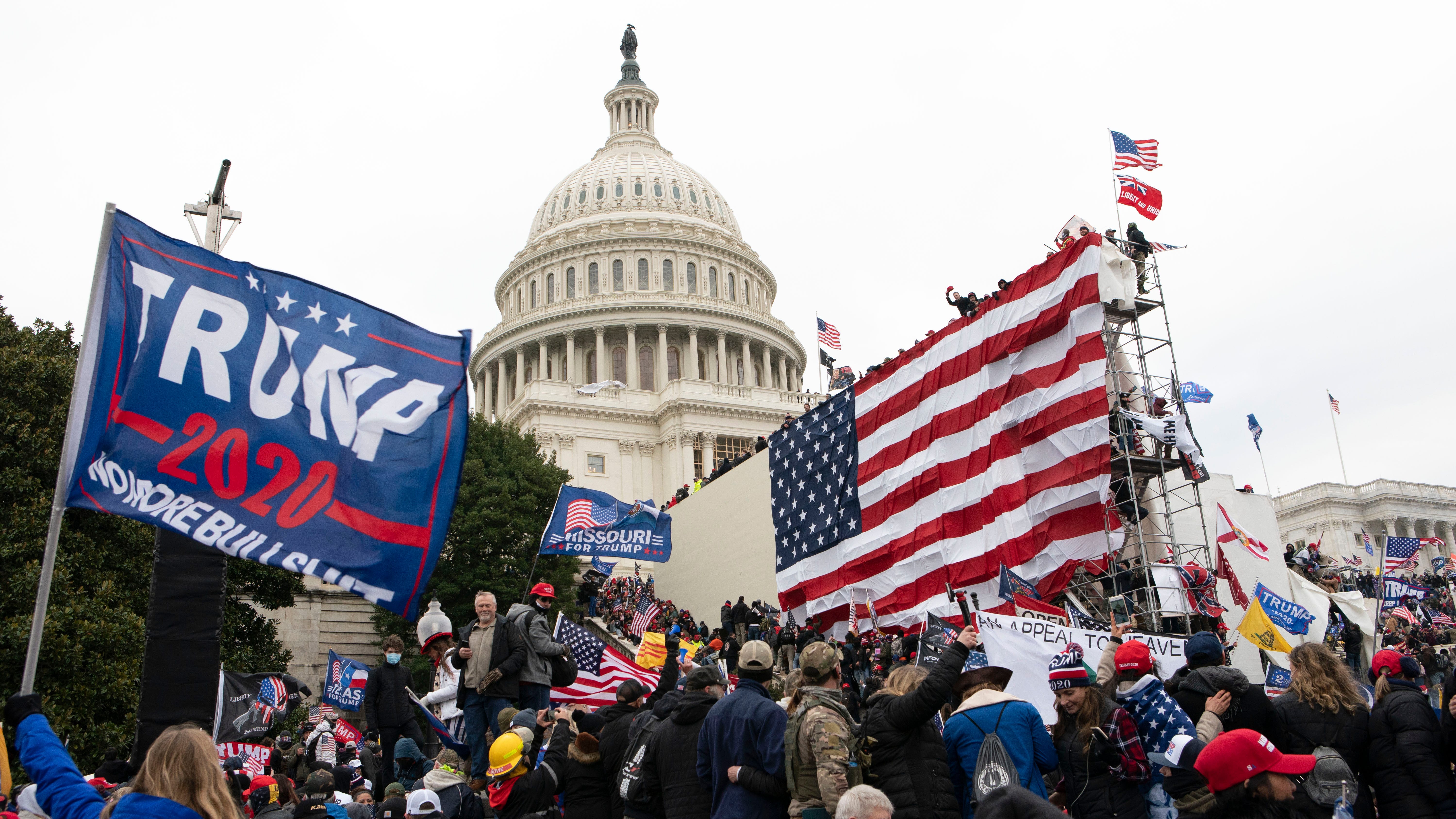 CEO who threw chair inside Capitol on Jan. 6 gets jail time