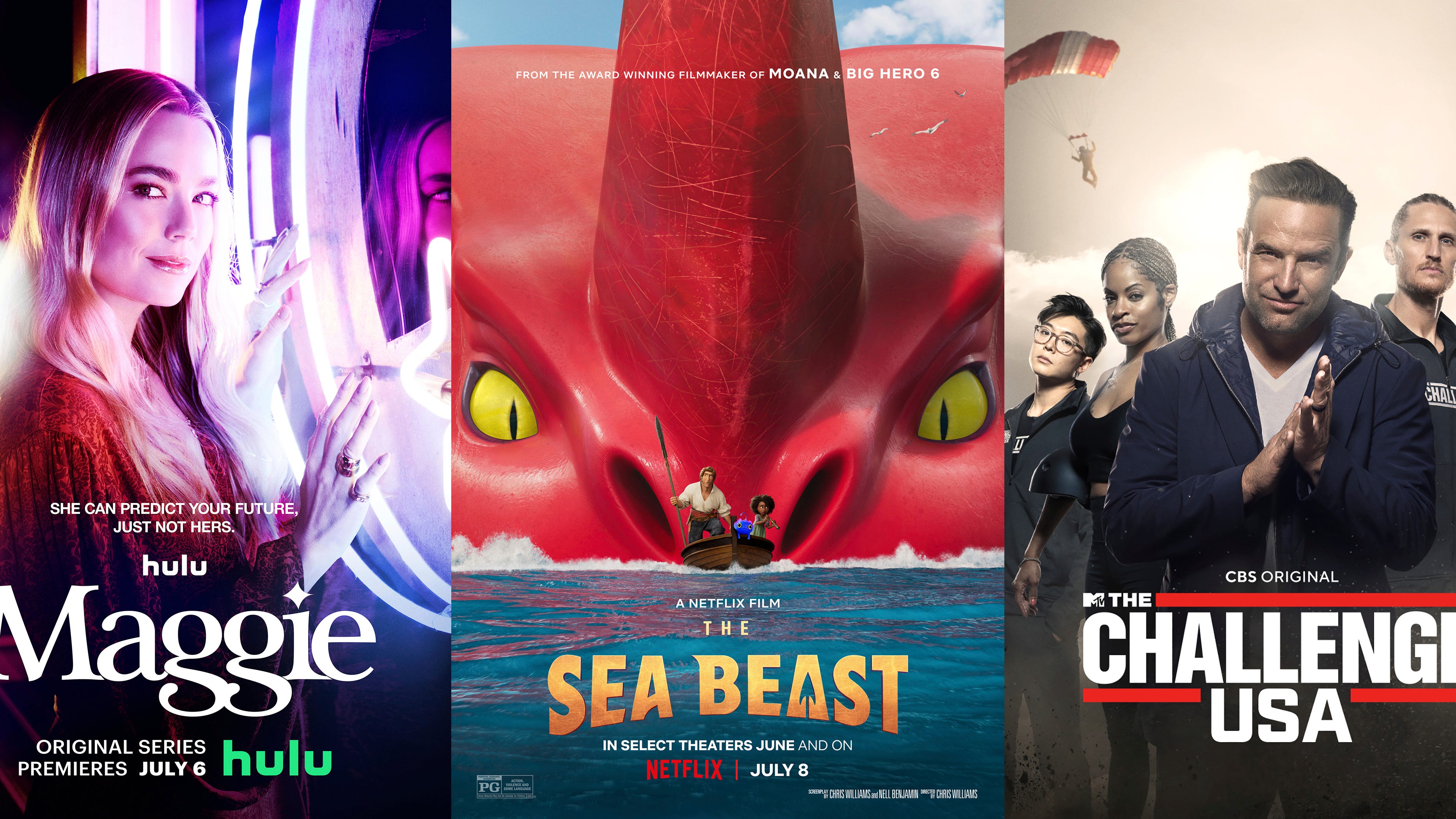New this week: 'The Sea Beast,' early Elton John, 'Maggie'