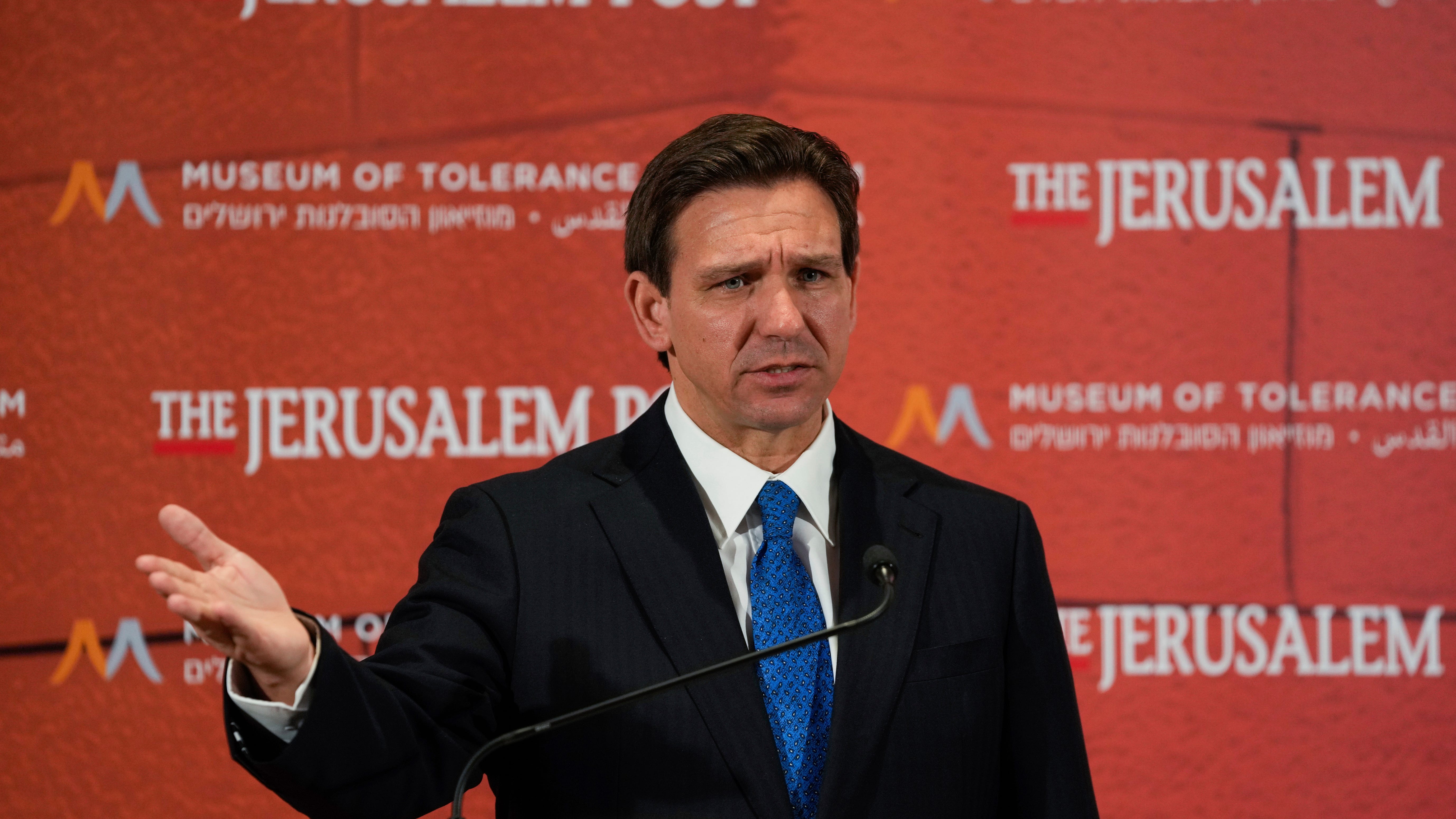 Florida Gov. DeSantis says Disney lawsuit is political