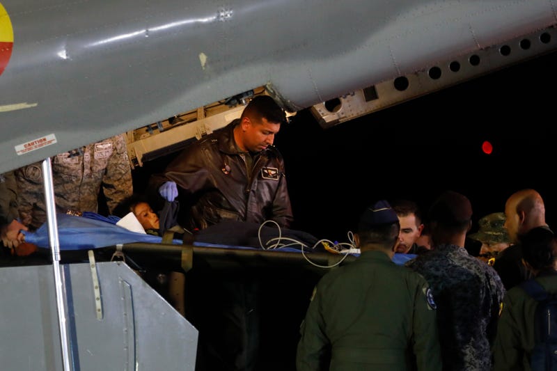 APTOPIX Colombia Plane Crash Children