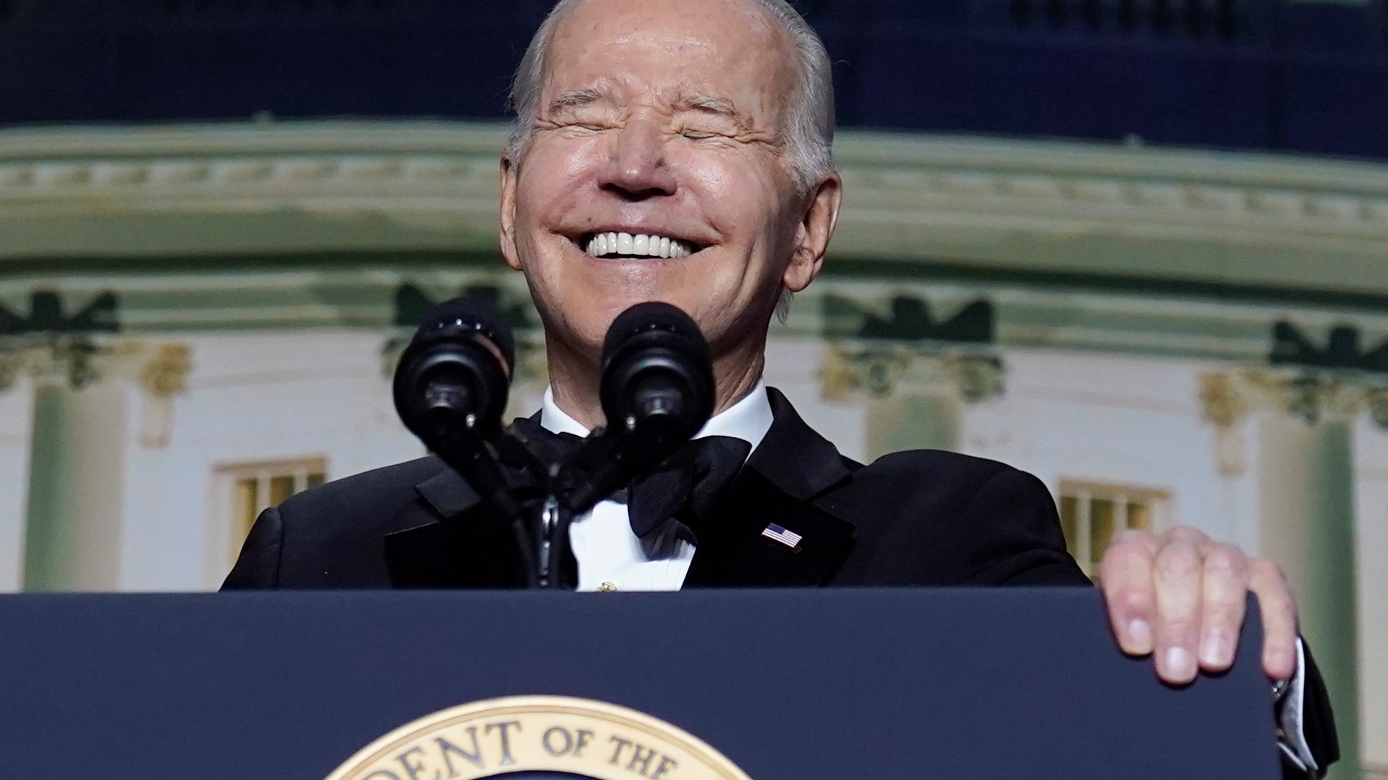 Biden uses humor to try to defuse concerns about his age