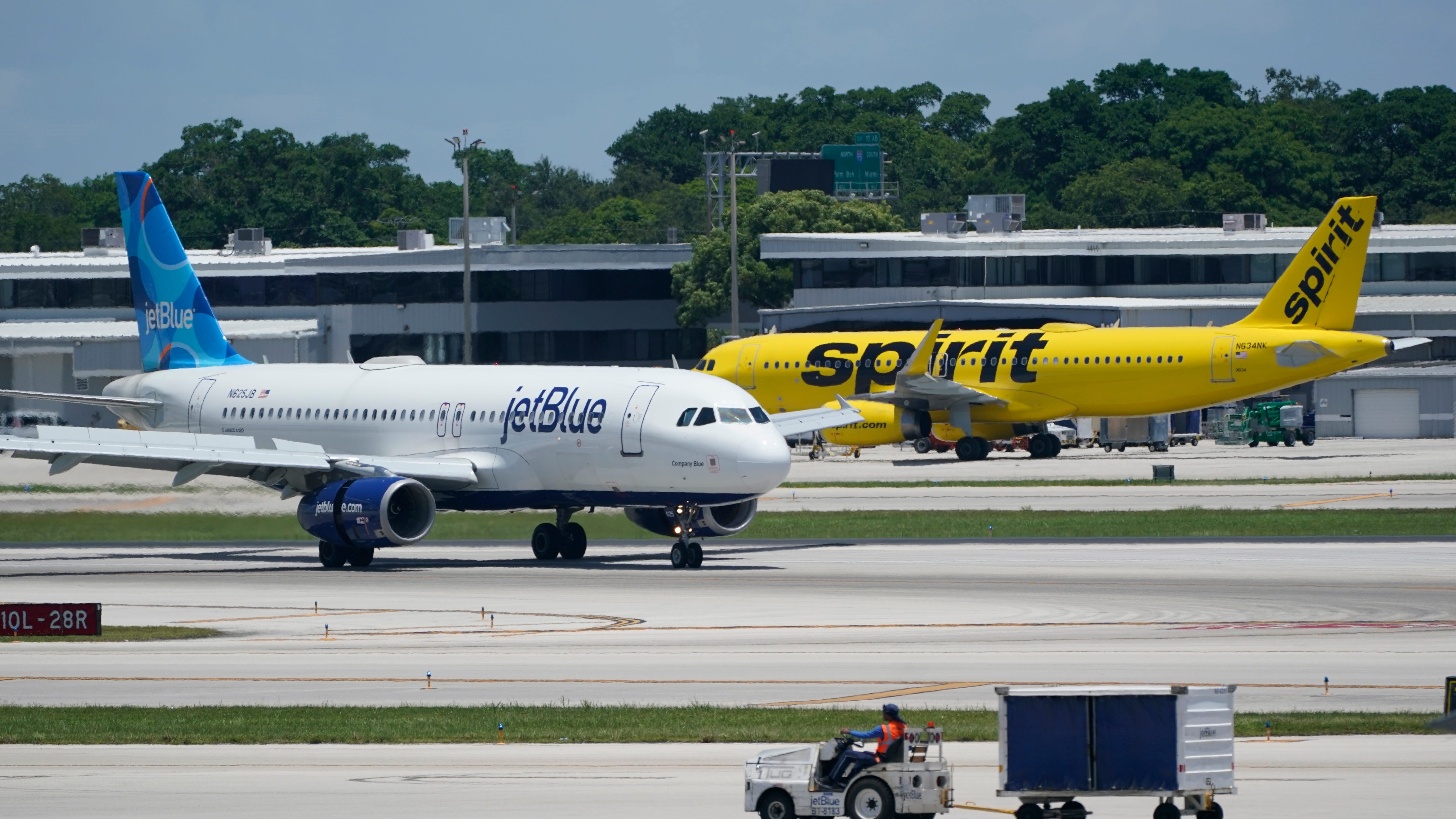 Lawyers suing JetBlue say the airline could raise fares on some routes after buying Spirit Airlines