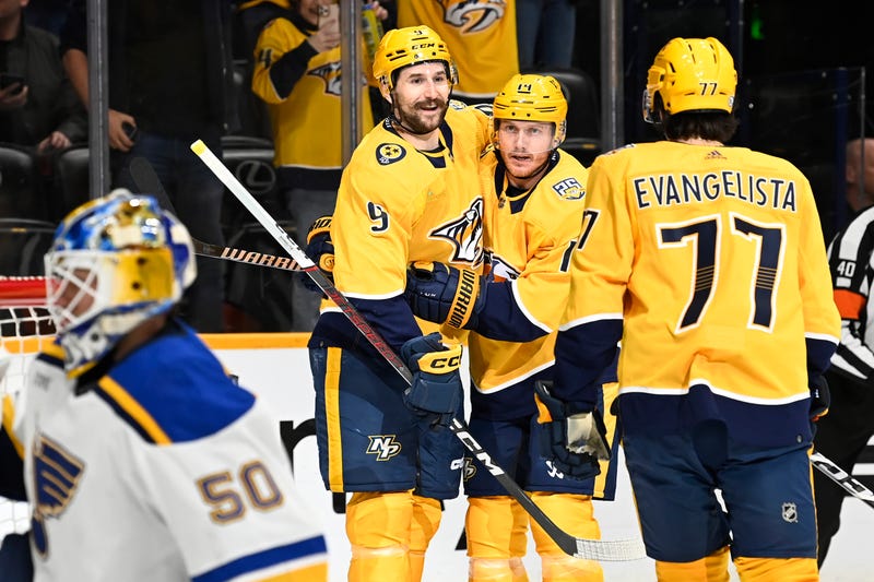 Blues Predators Hockey