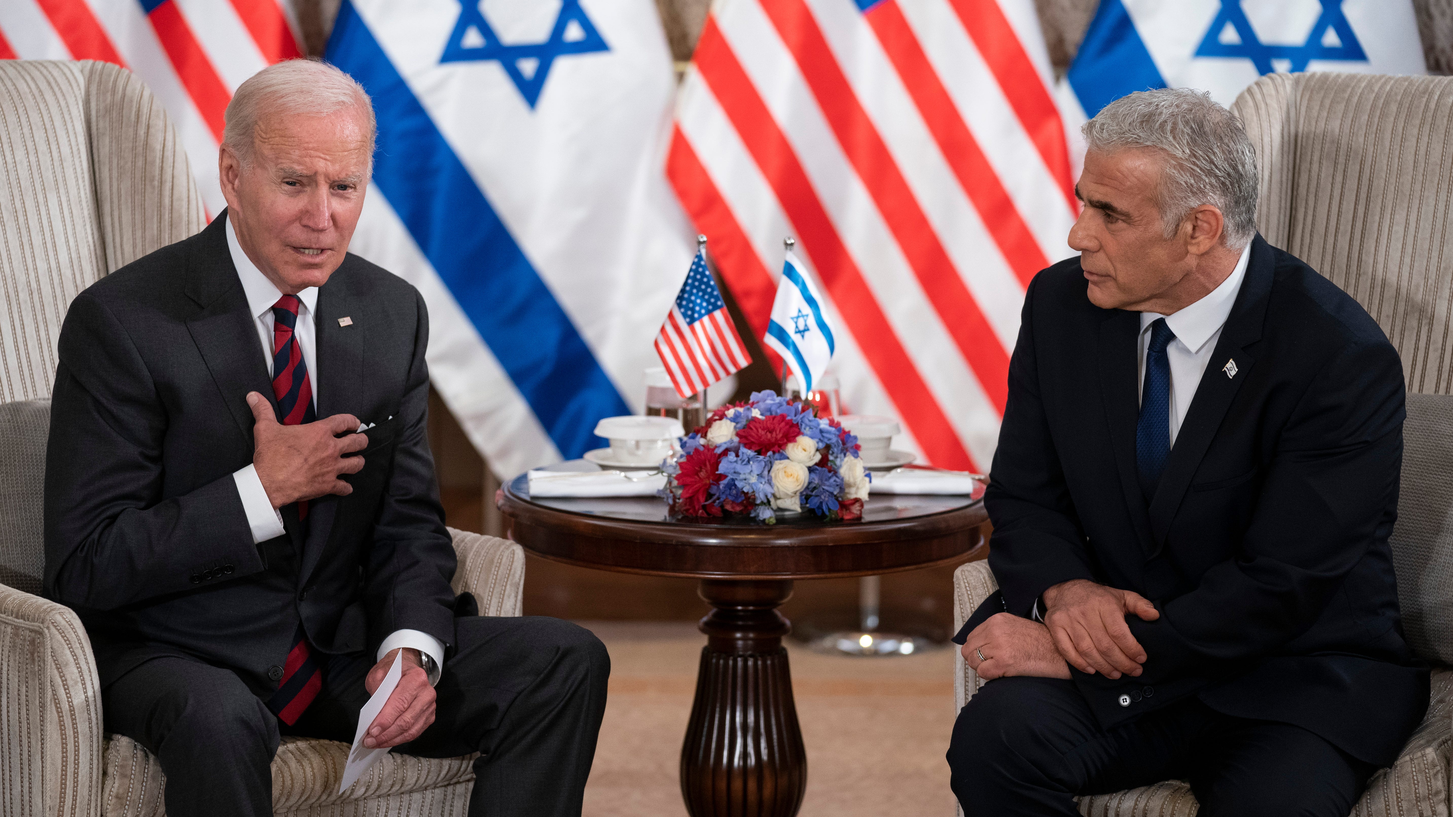 The Latest: Biden cheers on US athletes at Maccabiah Games