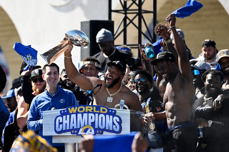 APTOPIX Super Bowl Rams Parade Football